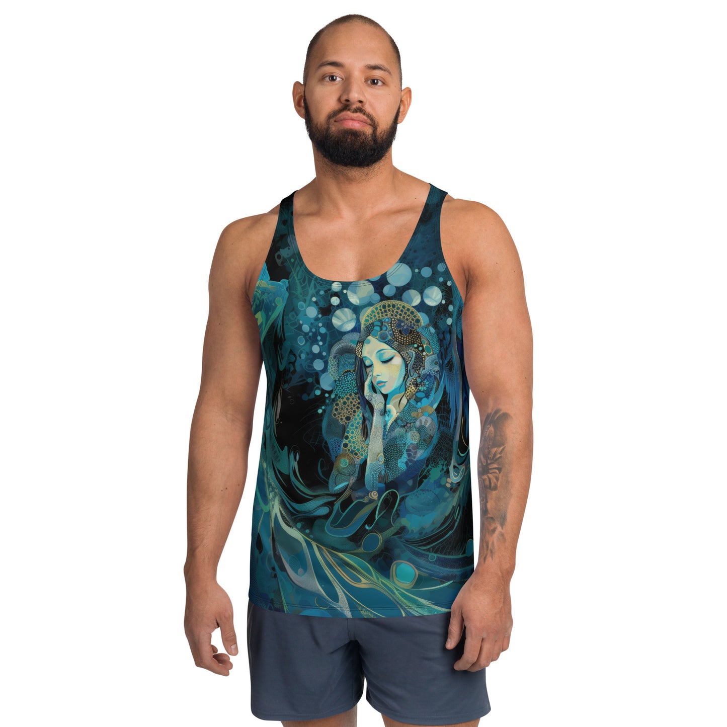 Meditação Azul - Unisex Tank Top