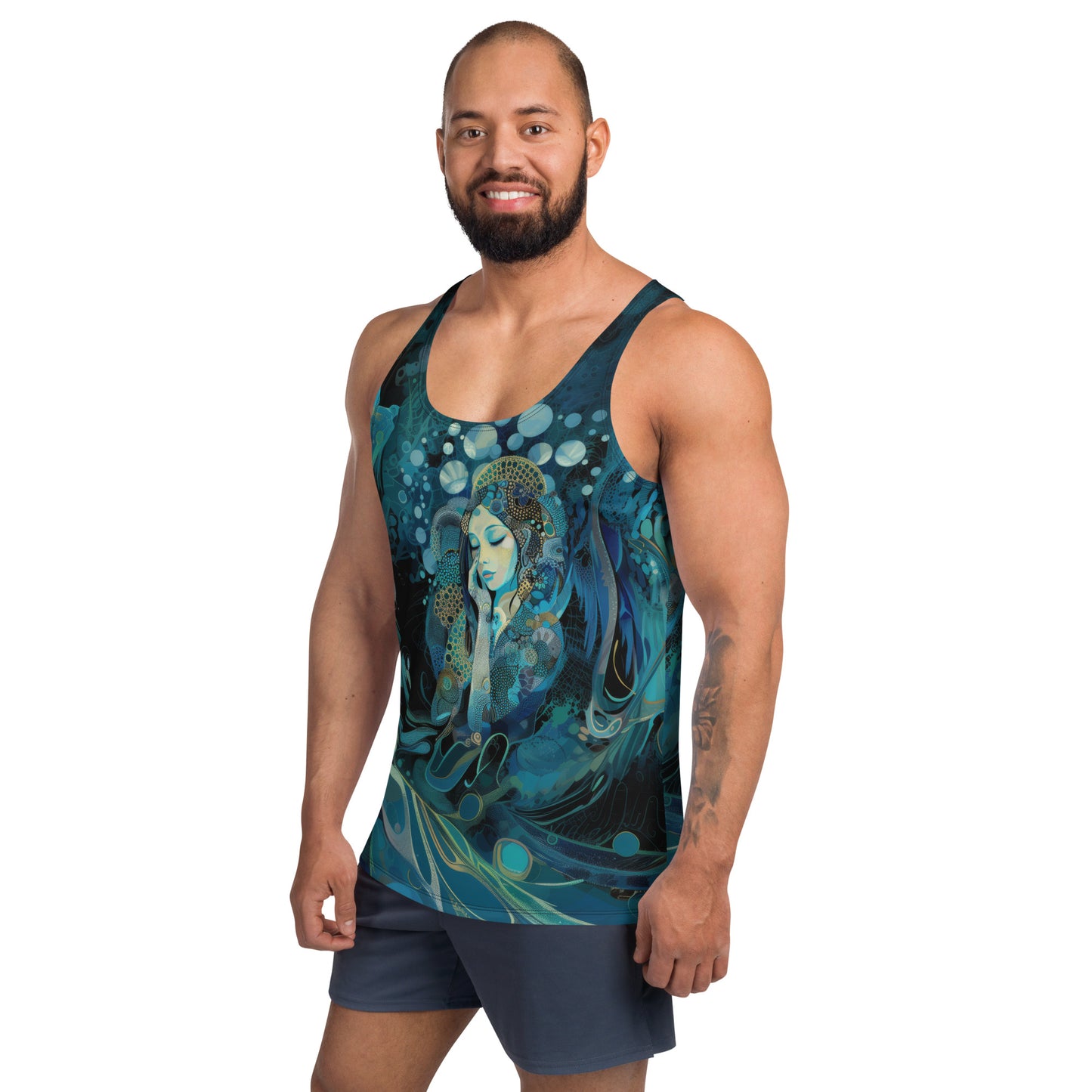 Meditação Azul - Unisex Tank Top