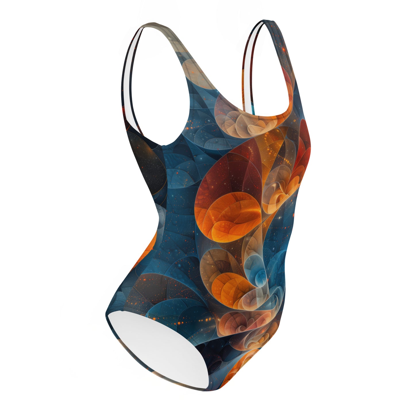 Folded Time - One-Piece Swimsuit