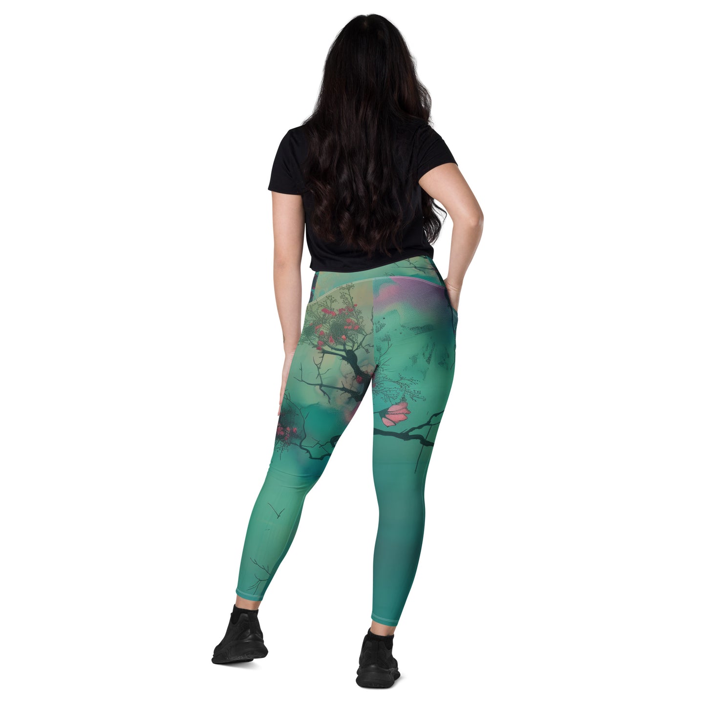 Eden - Crossover leggings with pockets