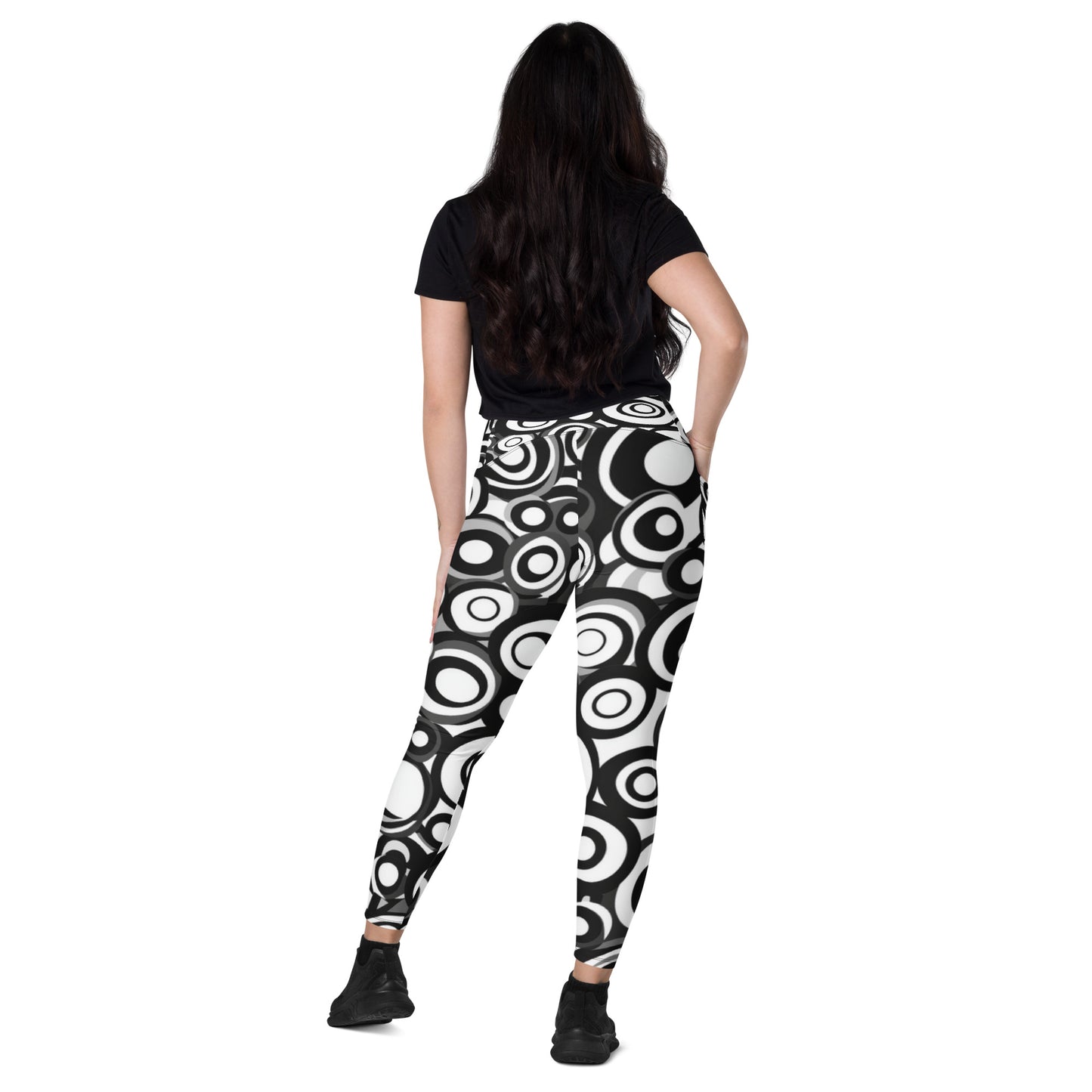 Retro Groovy moda 2 - Crossover leggings with pockets