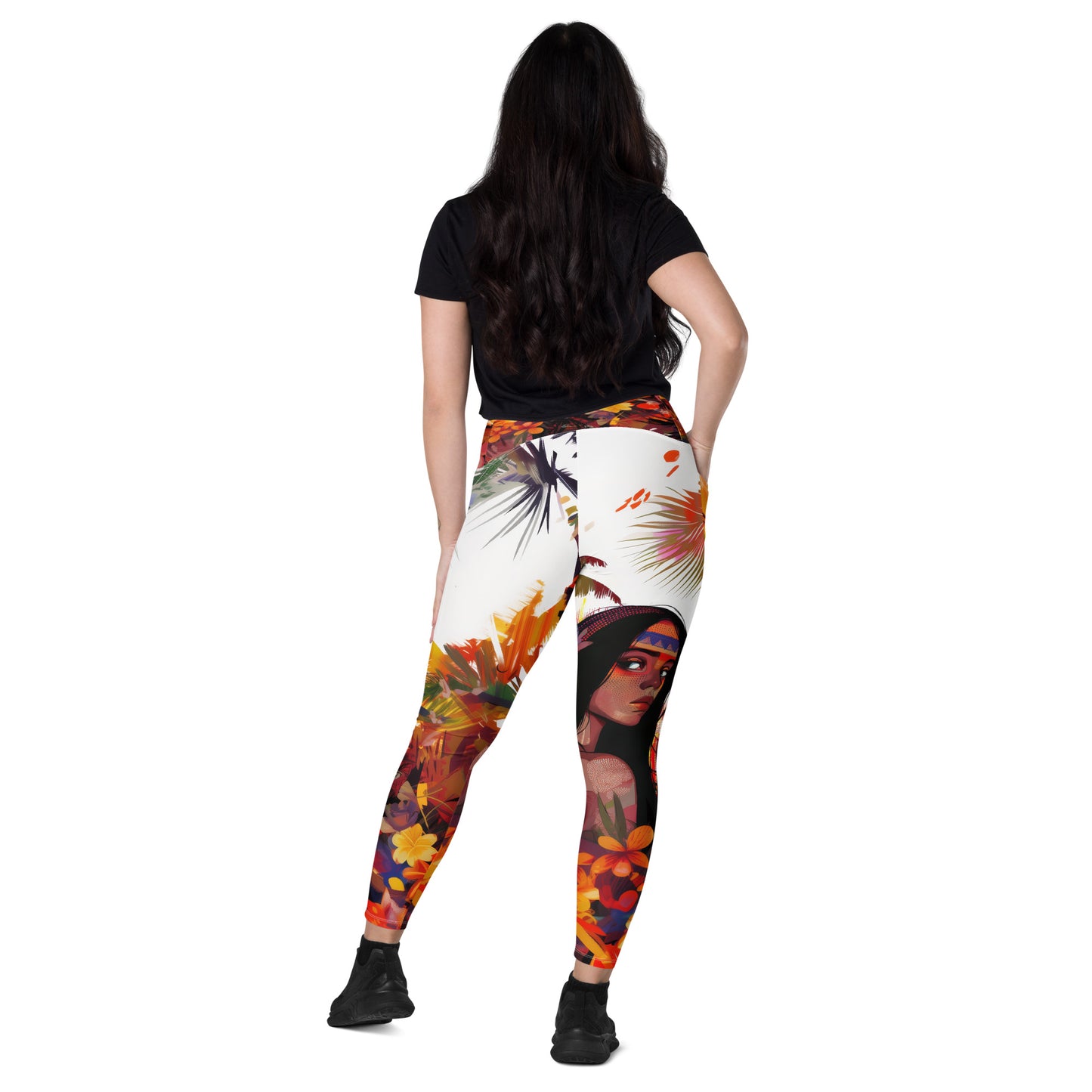 Iracema moda 1 - Crossover leggings with pockets