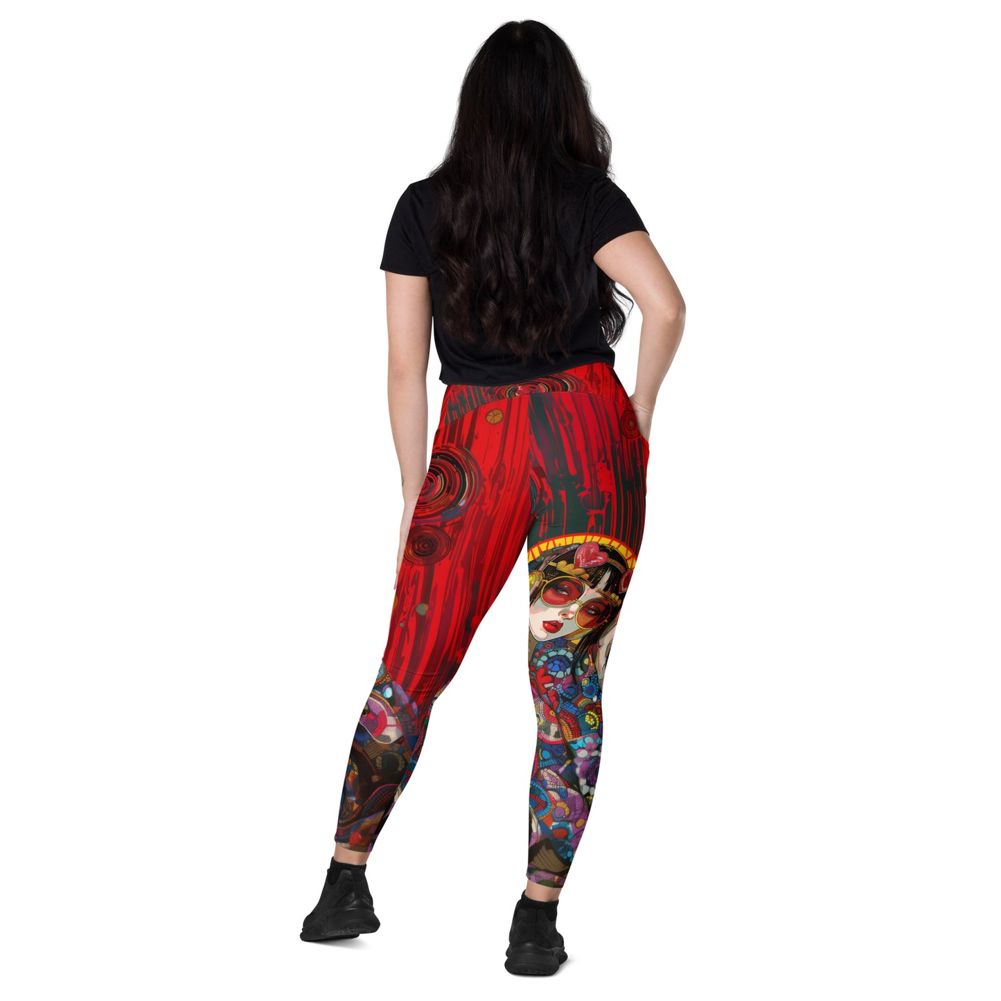 Akai Sen - Crossover leggings with pockets