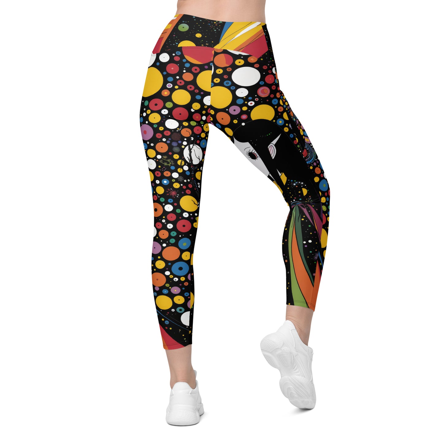 Elf of the 60s - Crossover leggings with pockets