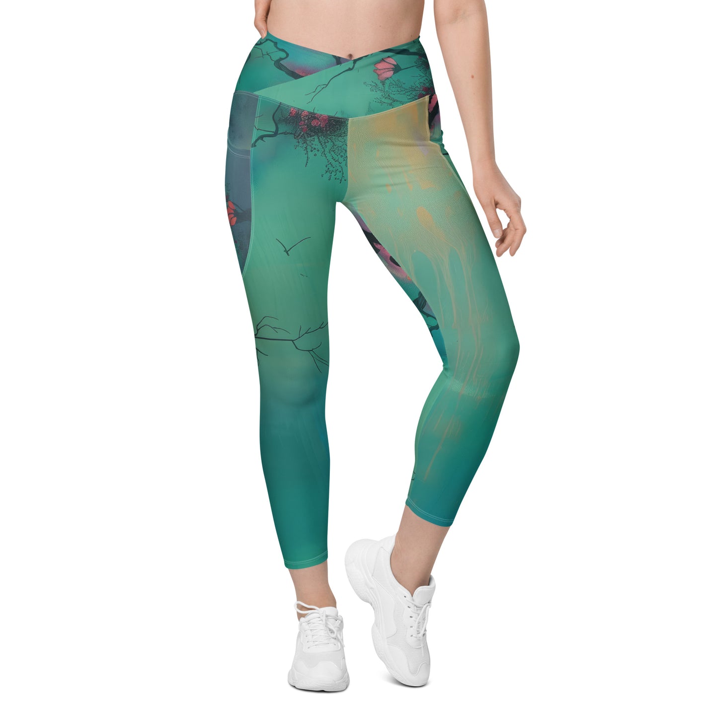 Eden - Crossover leggings with pockets