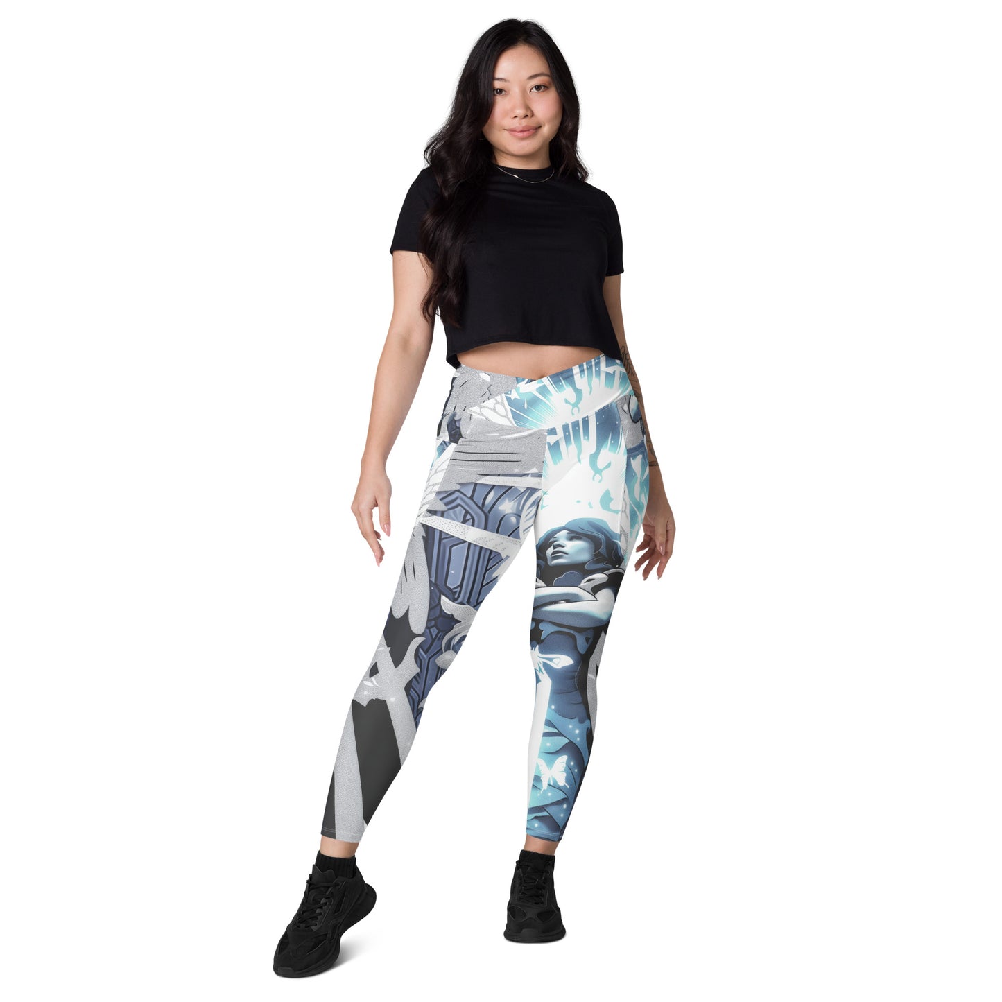 Bethesda - Crossover leggings with pockets