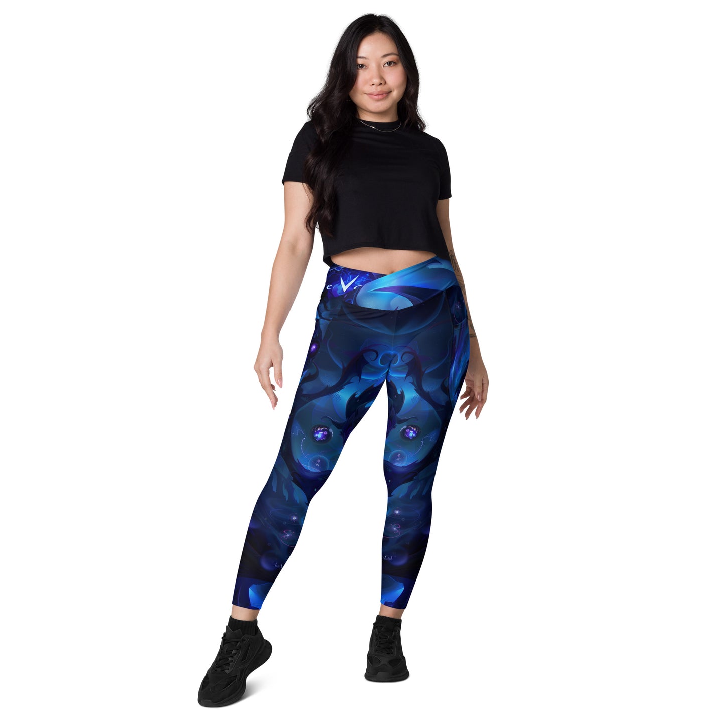 The Void - Crossover leggings with pockets