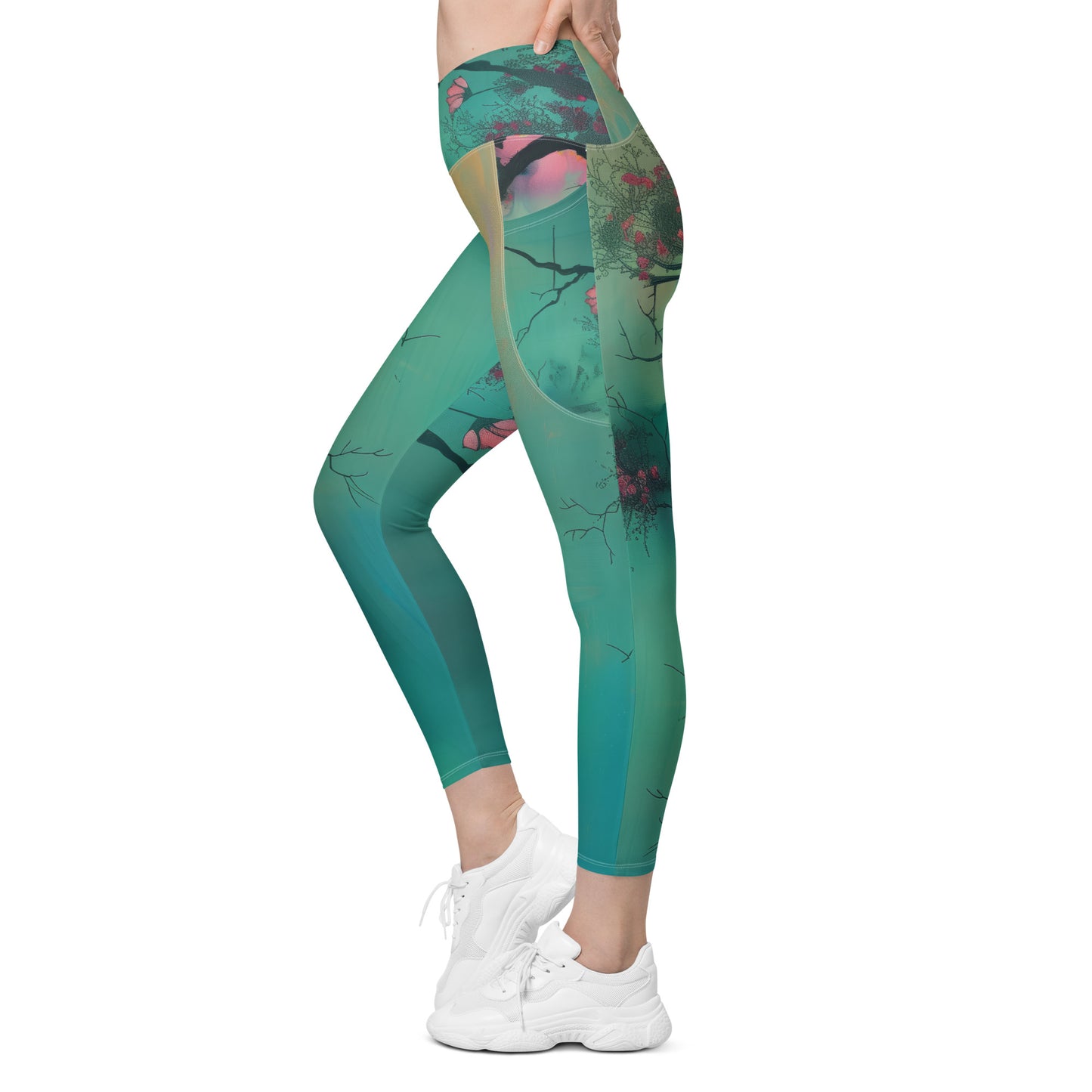 Eden - Crossover leggings with pockets