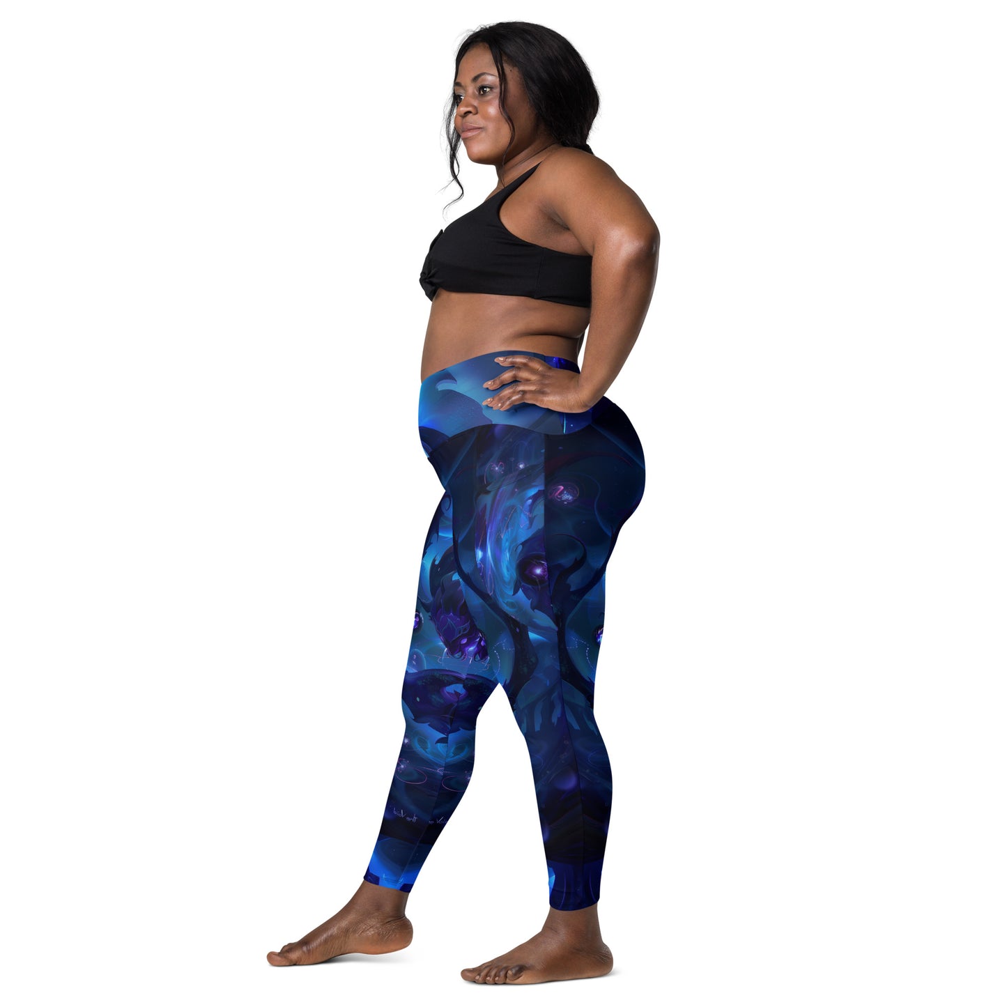 The Void - Crossover leggings with pockets