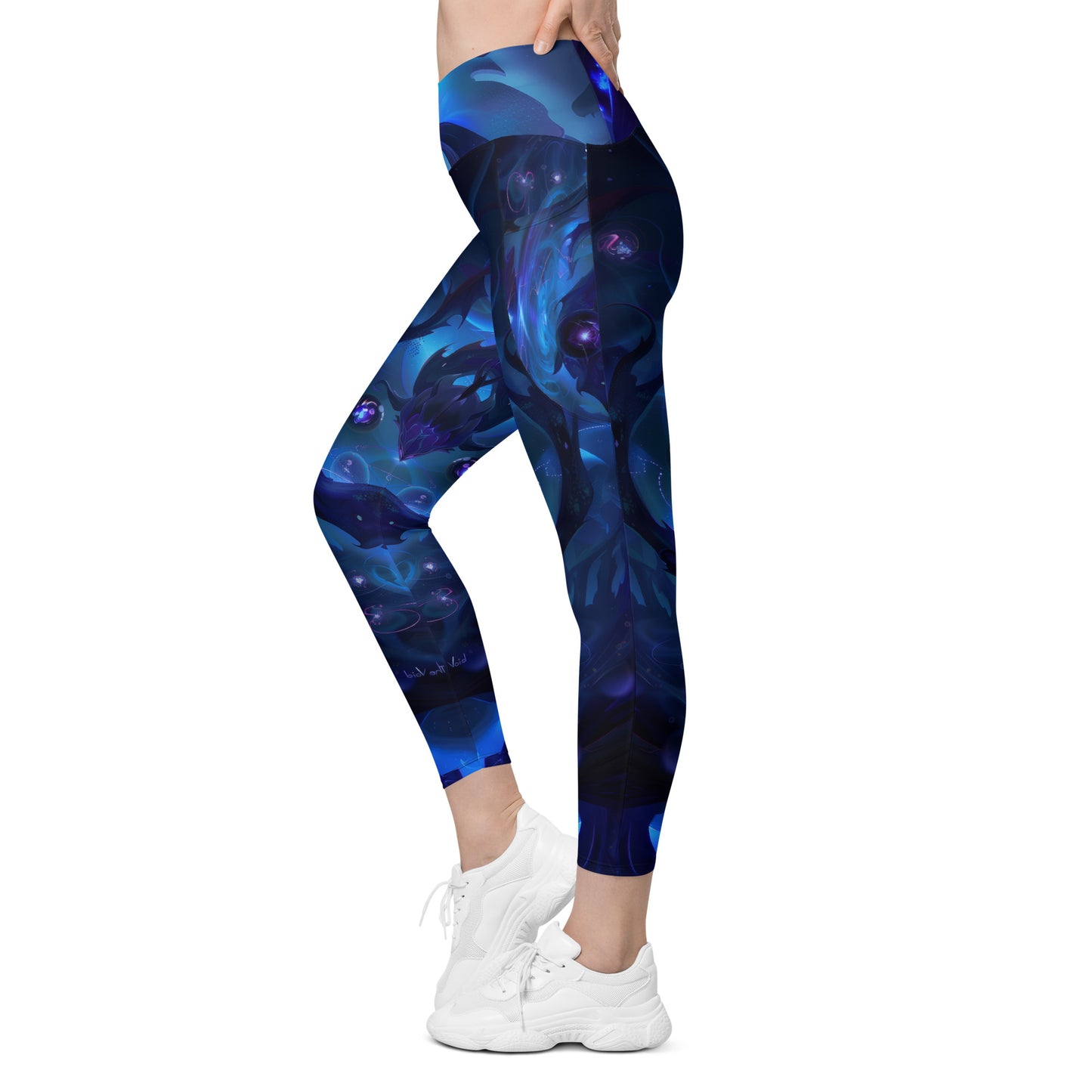 The Void - Crossover leggings with pockets