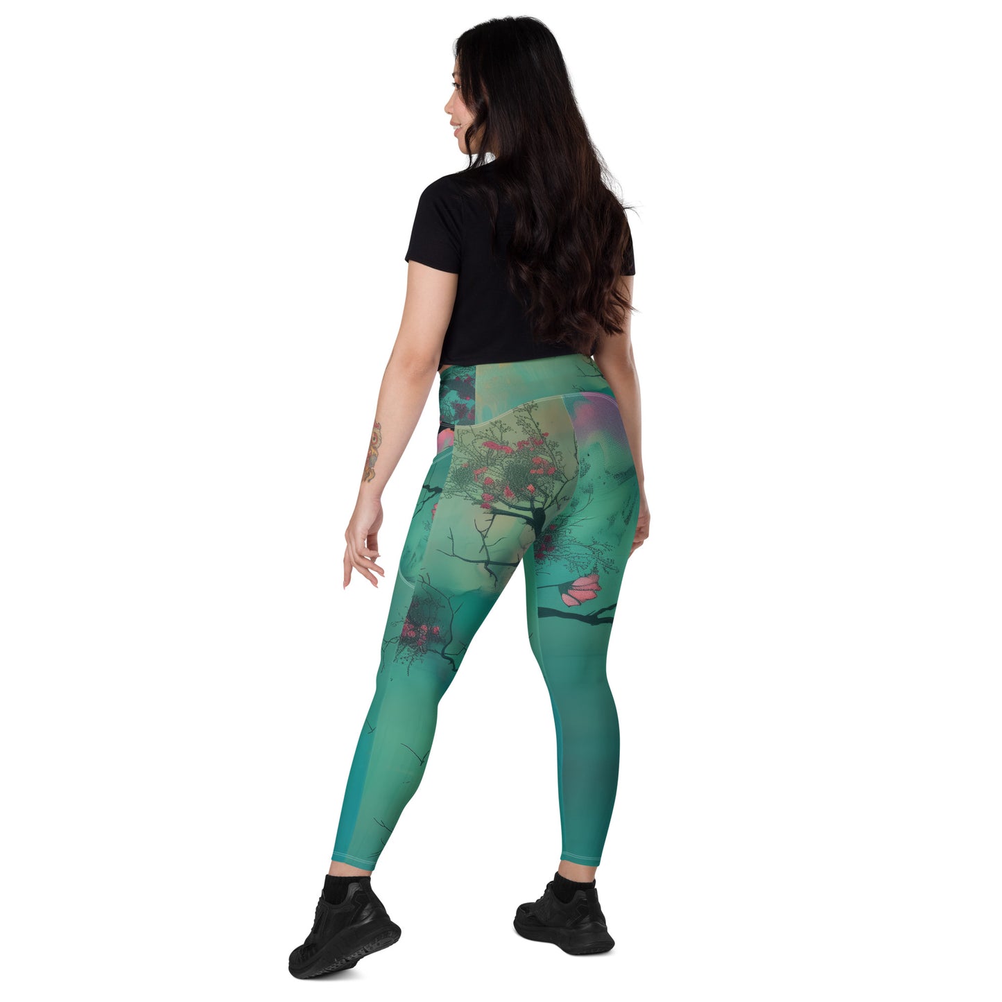 Eden - Crossover leggings with pockets