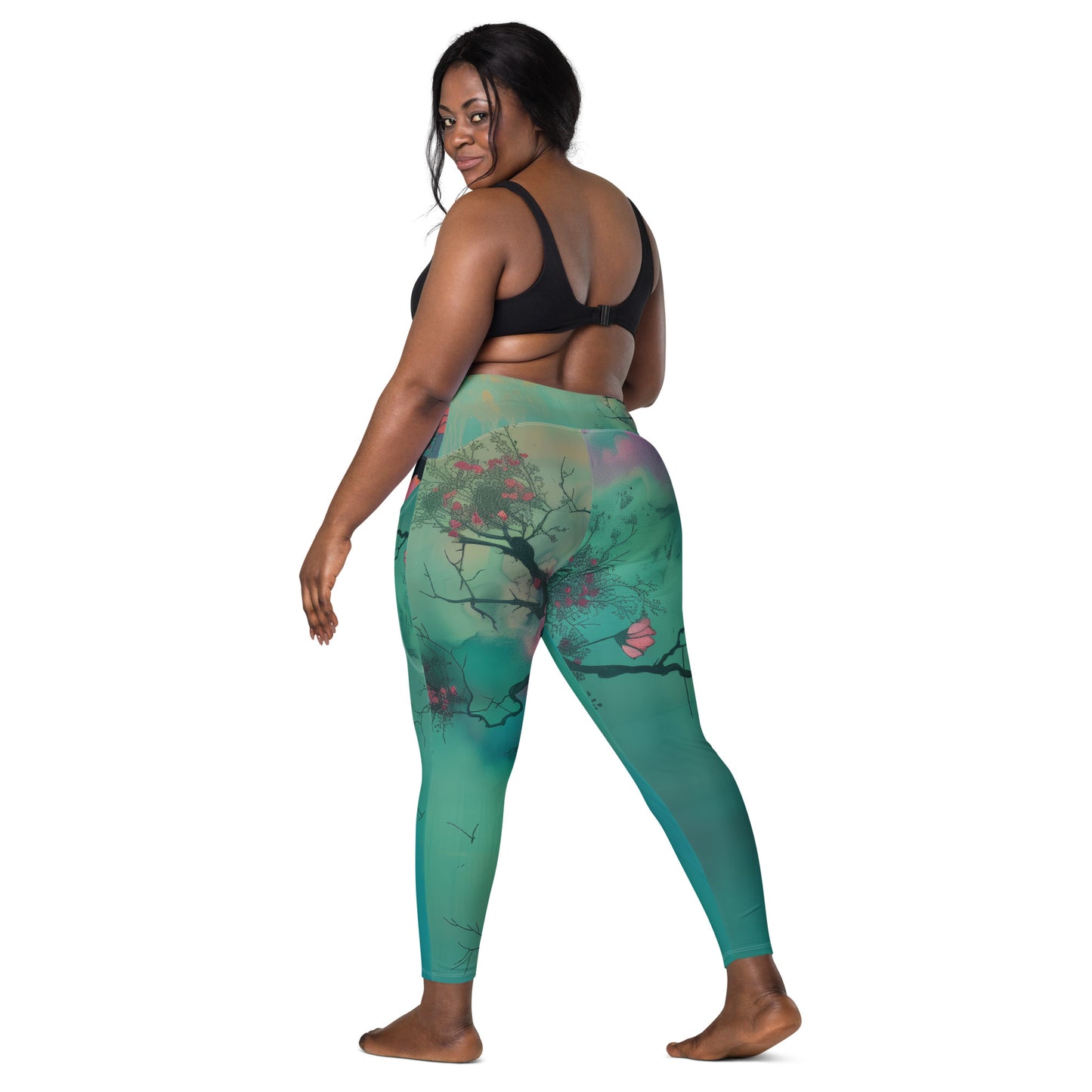 Eden - Crossover leggings with pockets