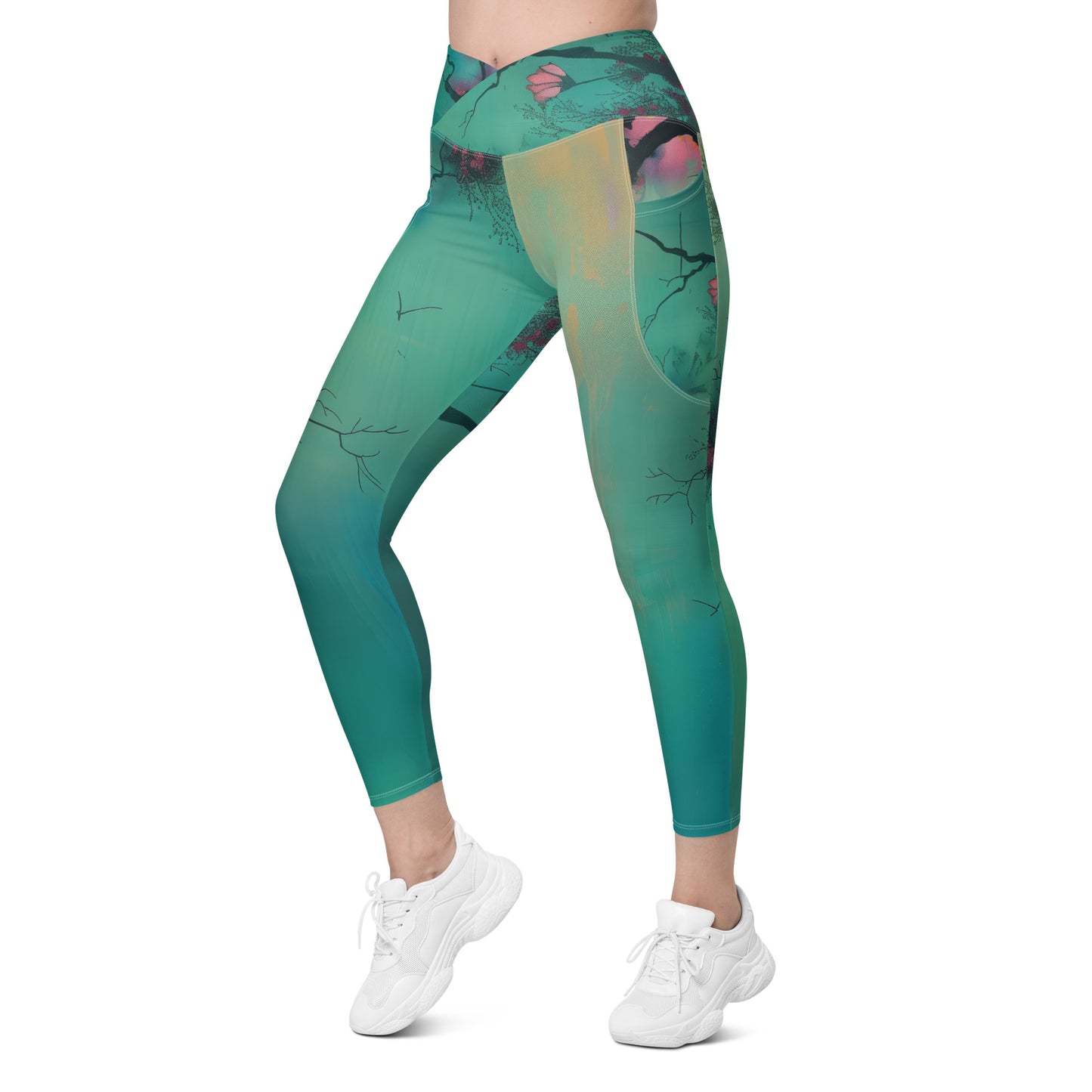 Eden - Crossover leggings with pockets