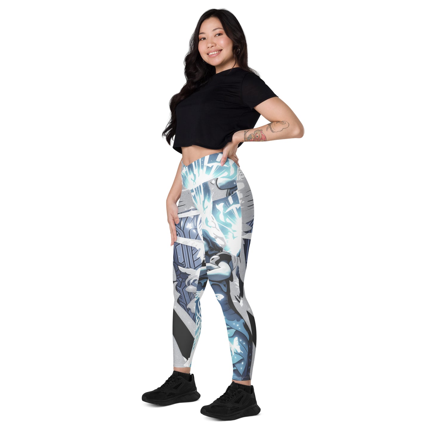 Bethesda - Crossover leggings with pockets