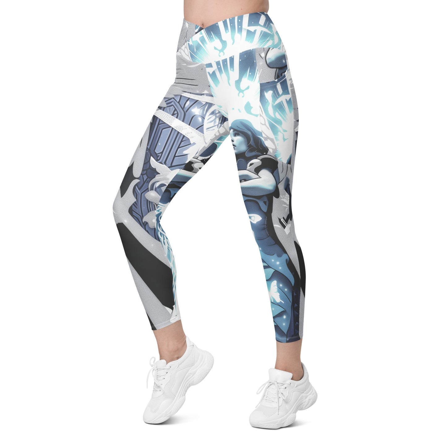 Bethesda - Crossover leggings with pockets