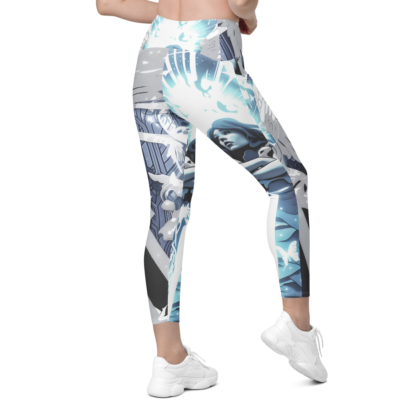 Bethesda - Crossover leggings with pockets