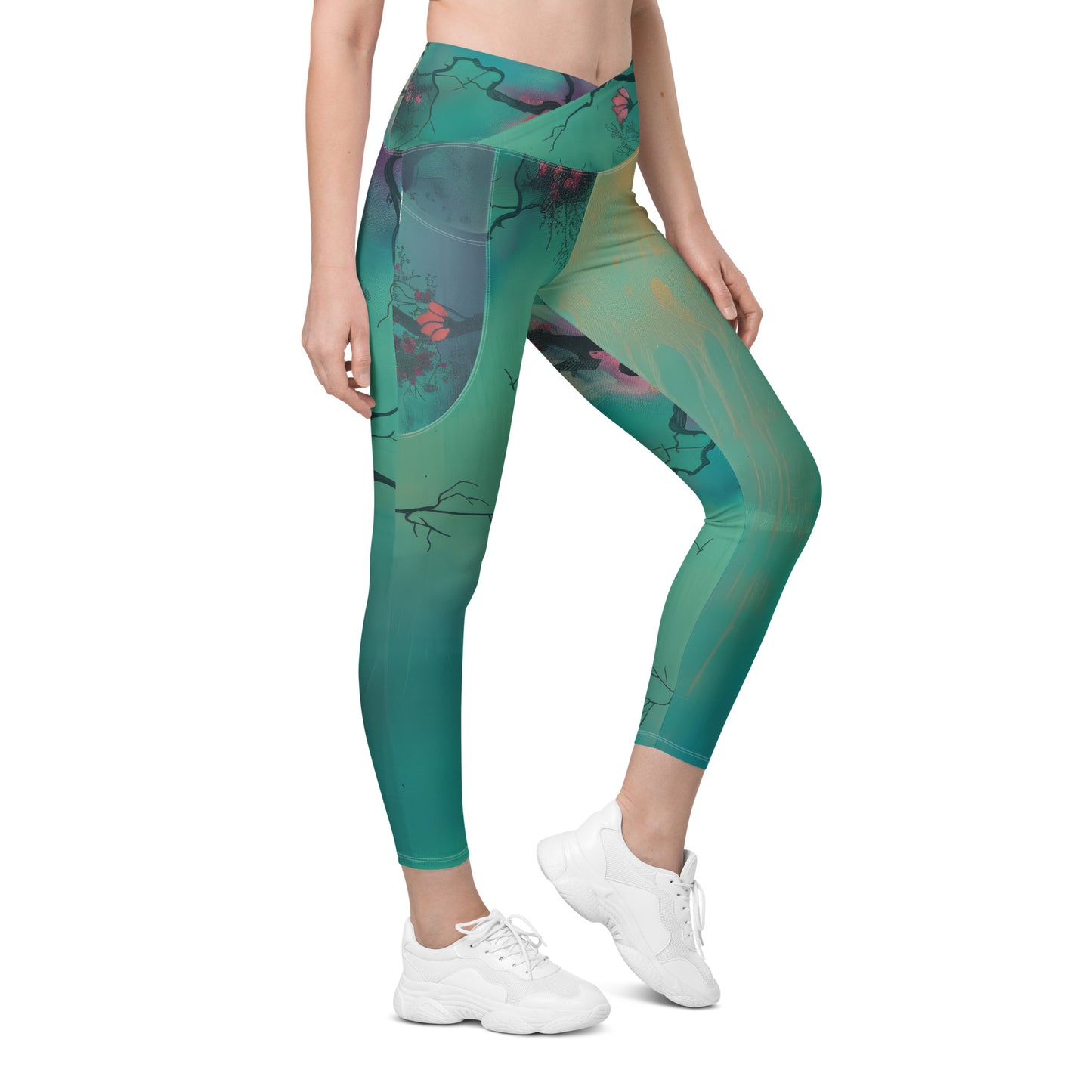 Eden - Crossover leggings with pockets