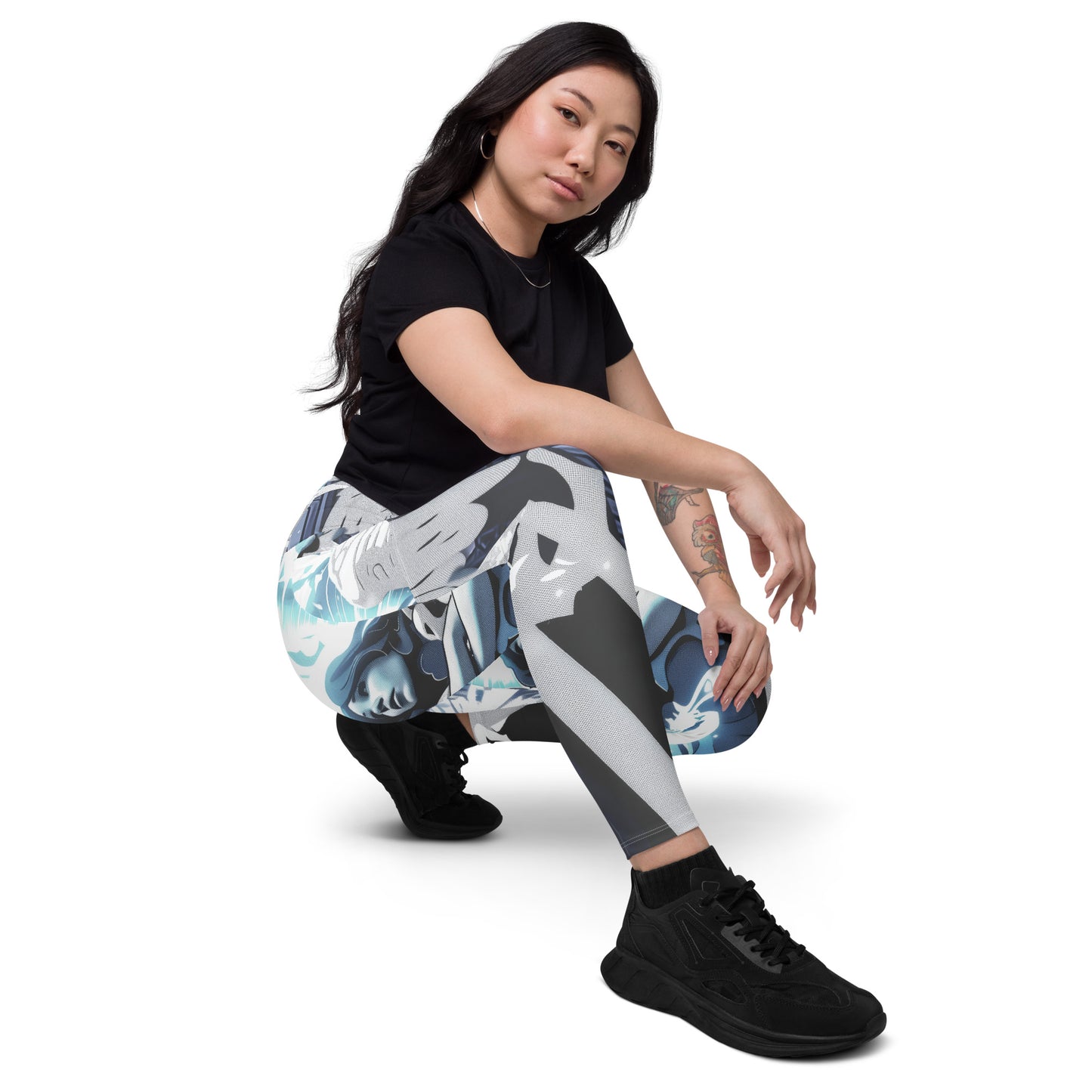 Bethesda - Crossover leggings with pockets