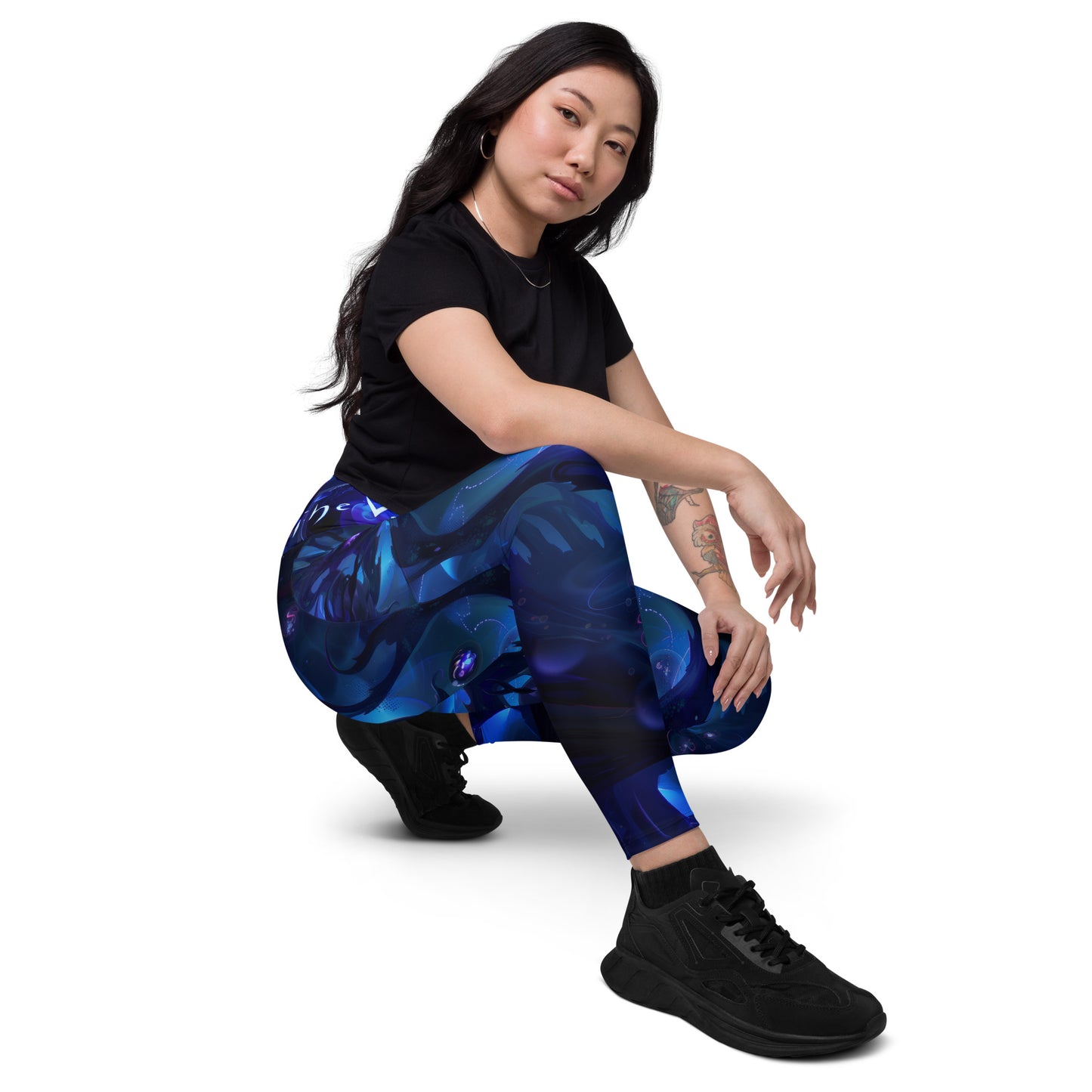 The Void - Crossover leggings with pockets