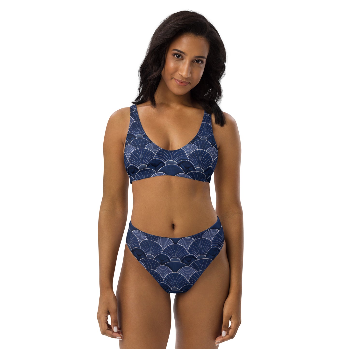 Sashiko - High-Waisted Bikini