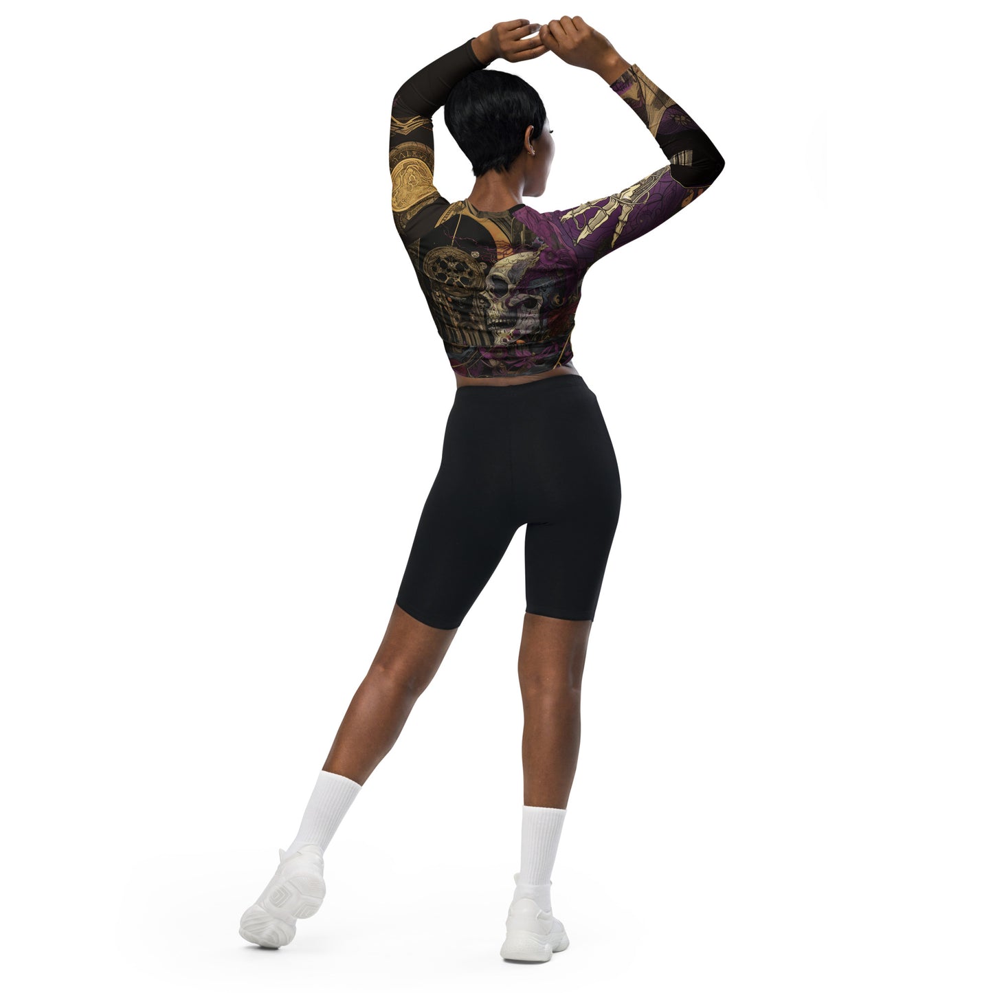 Ossa Regia - Recycled long-sleeve crop top