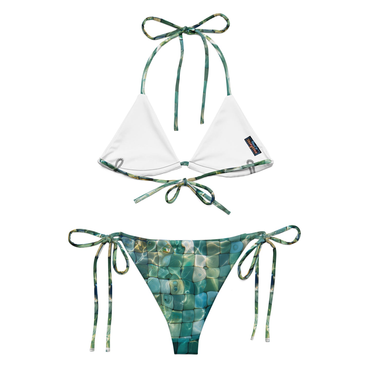 Water Mosaic Tiles - string bikini