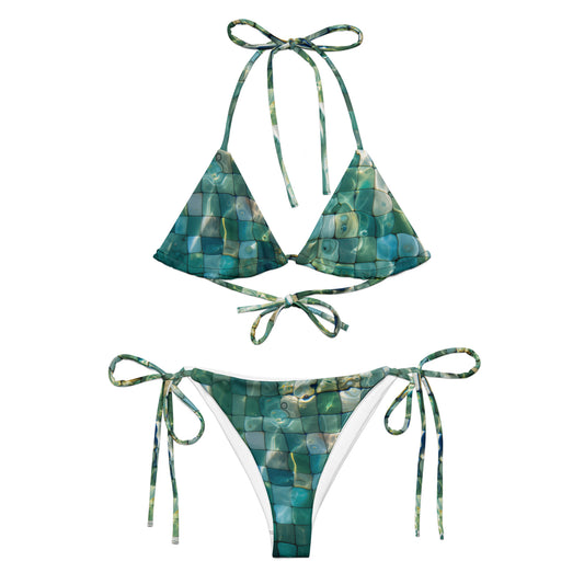 Water Mosaic Tiles - string bikini