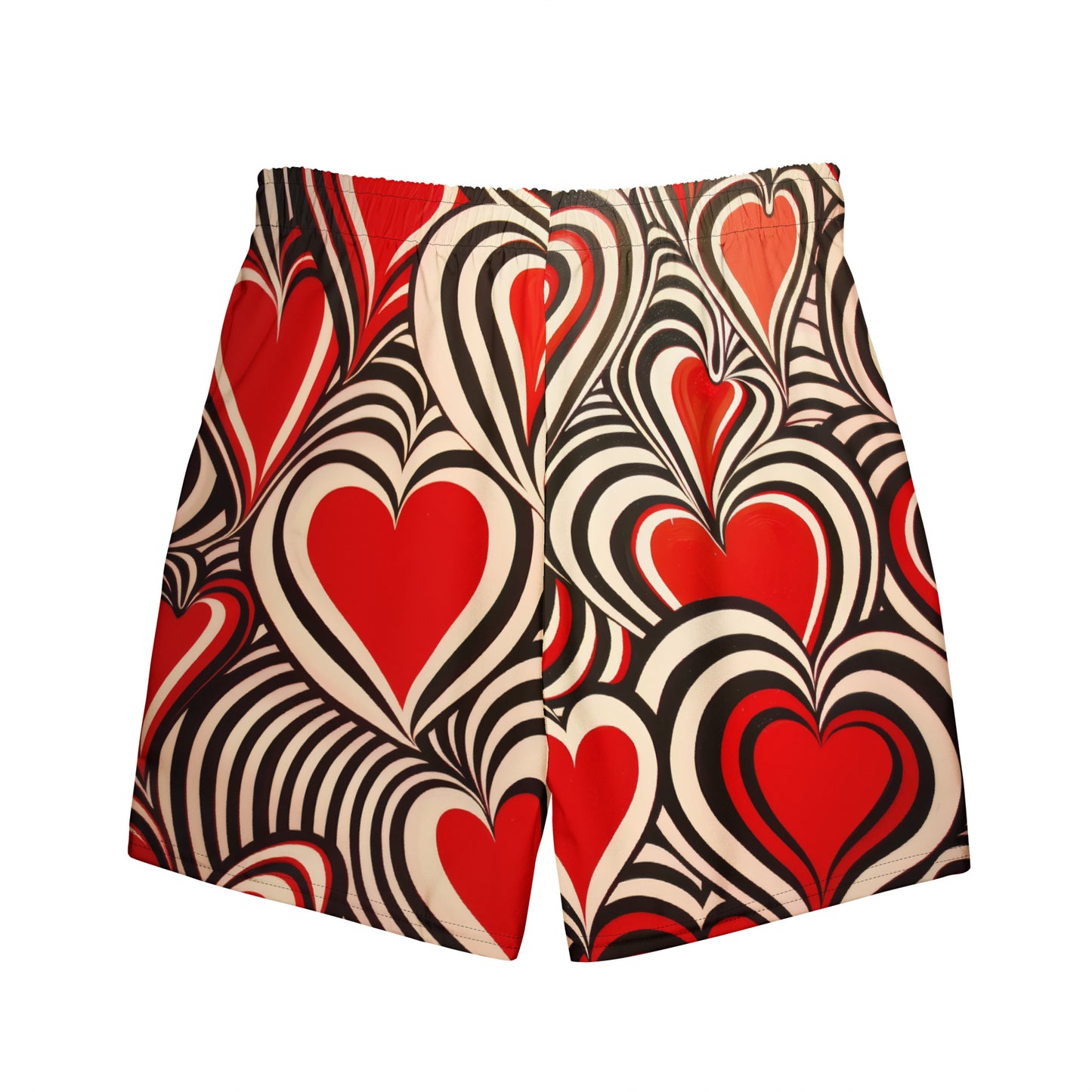 Hearts and Stripes - Men's swim trunks