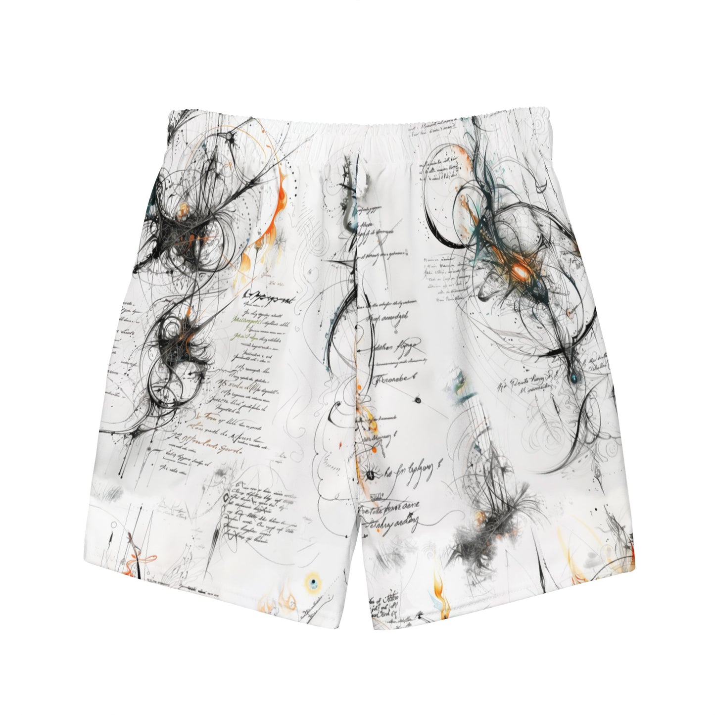 Elven Writing- Men's swim trunks