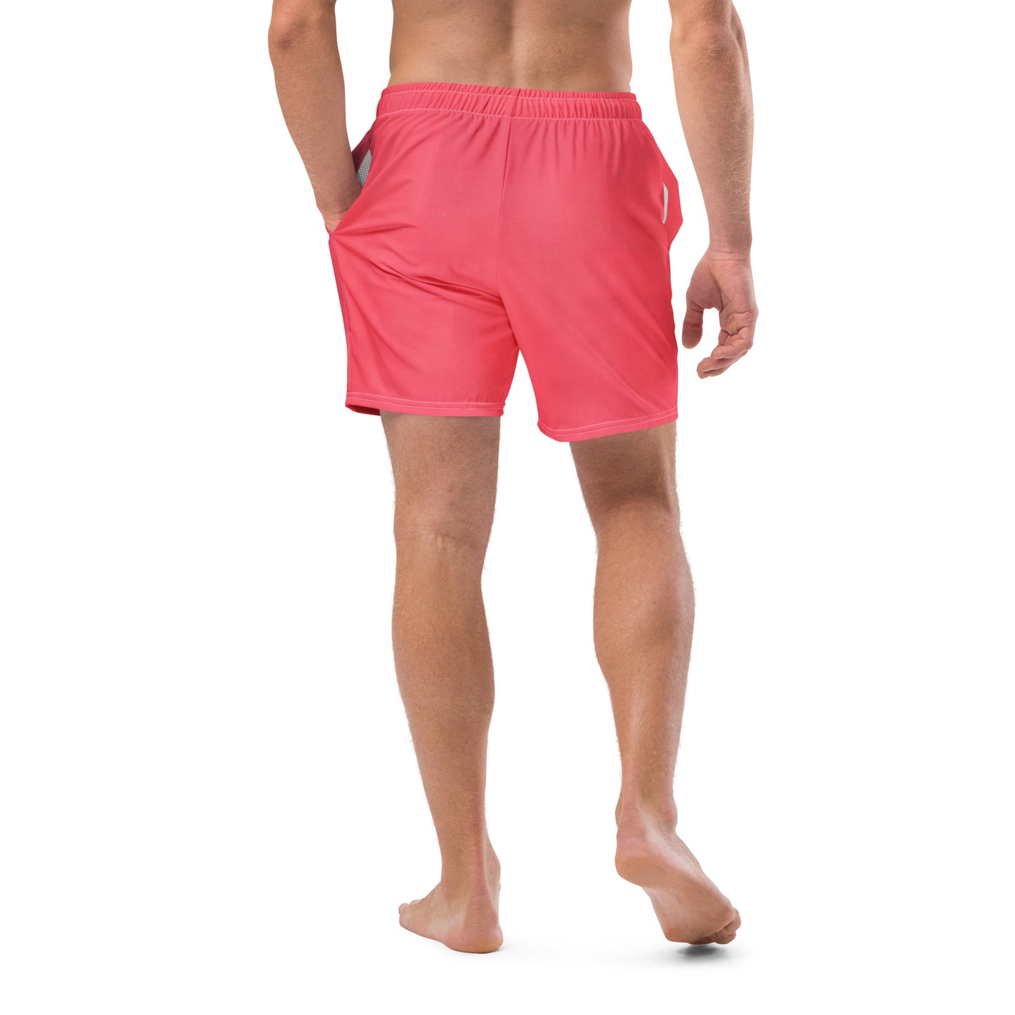 Poodles on Pink - Men's swim trunks