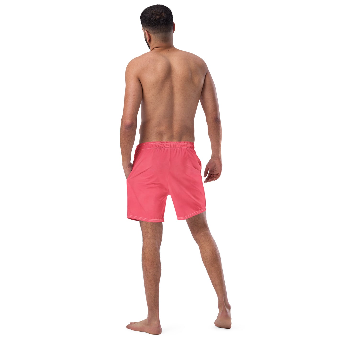 Poodles on Pink - Men's swim trunks