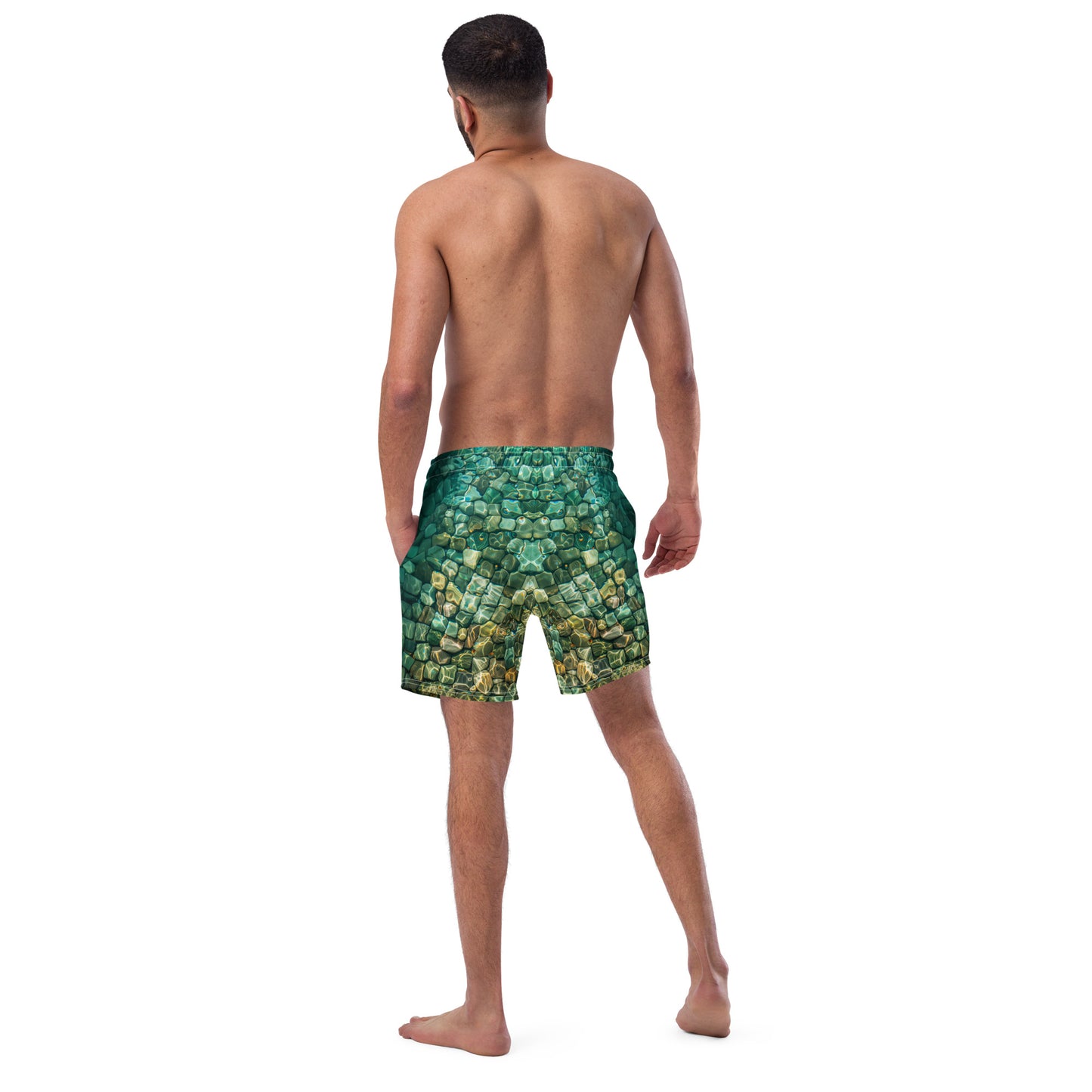 Pool Mosaic - Men's swim trunks