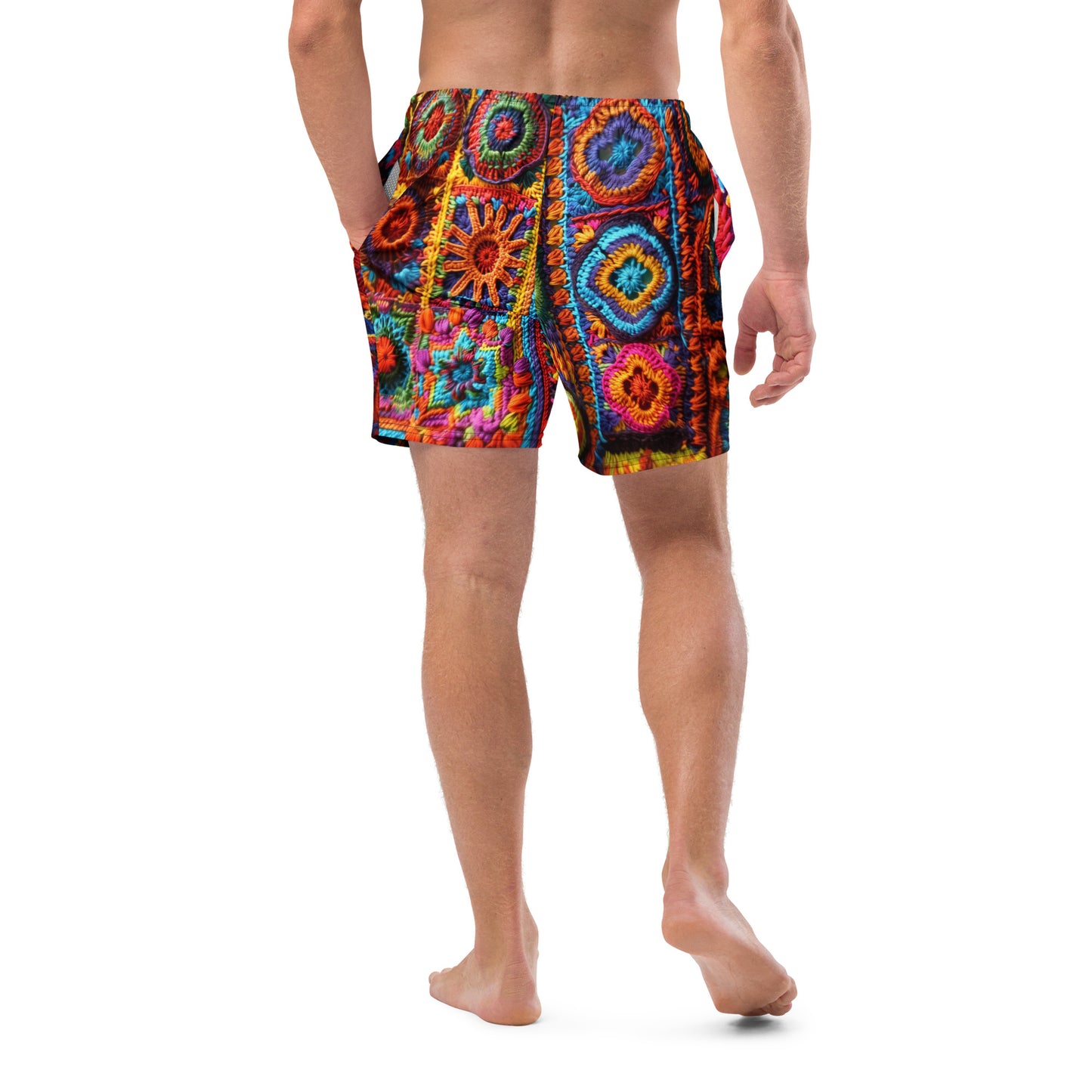 Mexican Crochet - Men's swim trunks