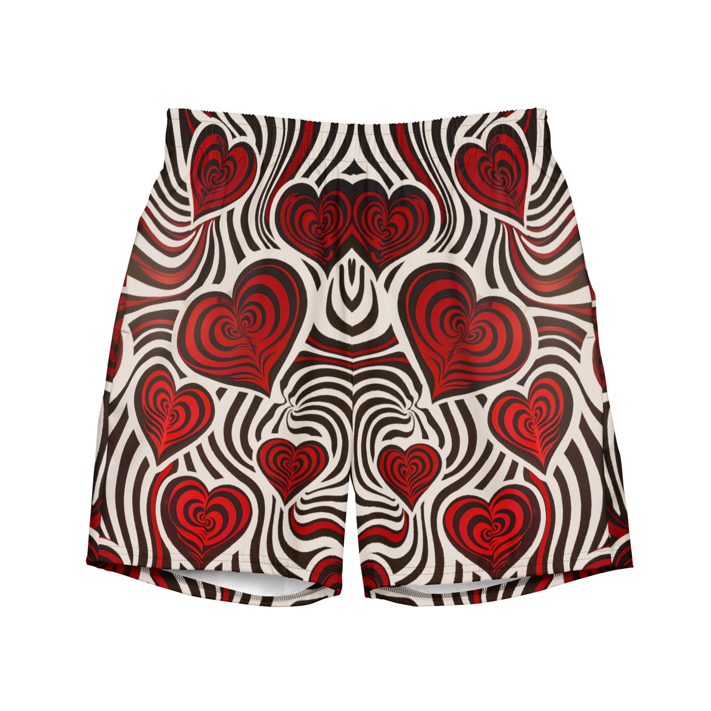 Hearts and Stripes 2 - Men's swim trunks