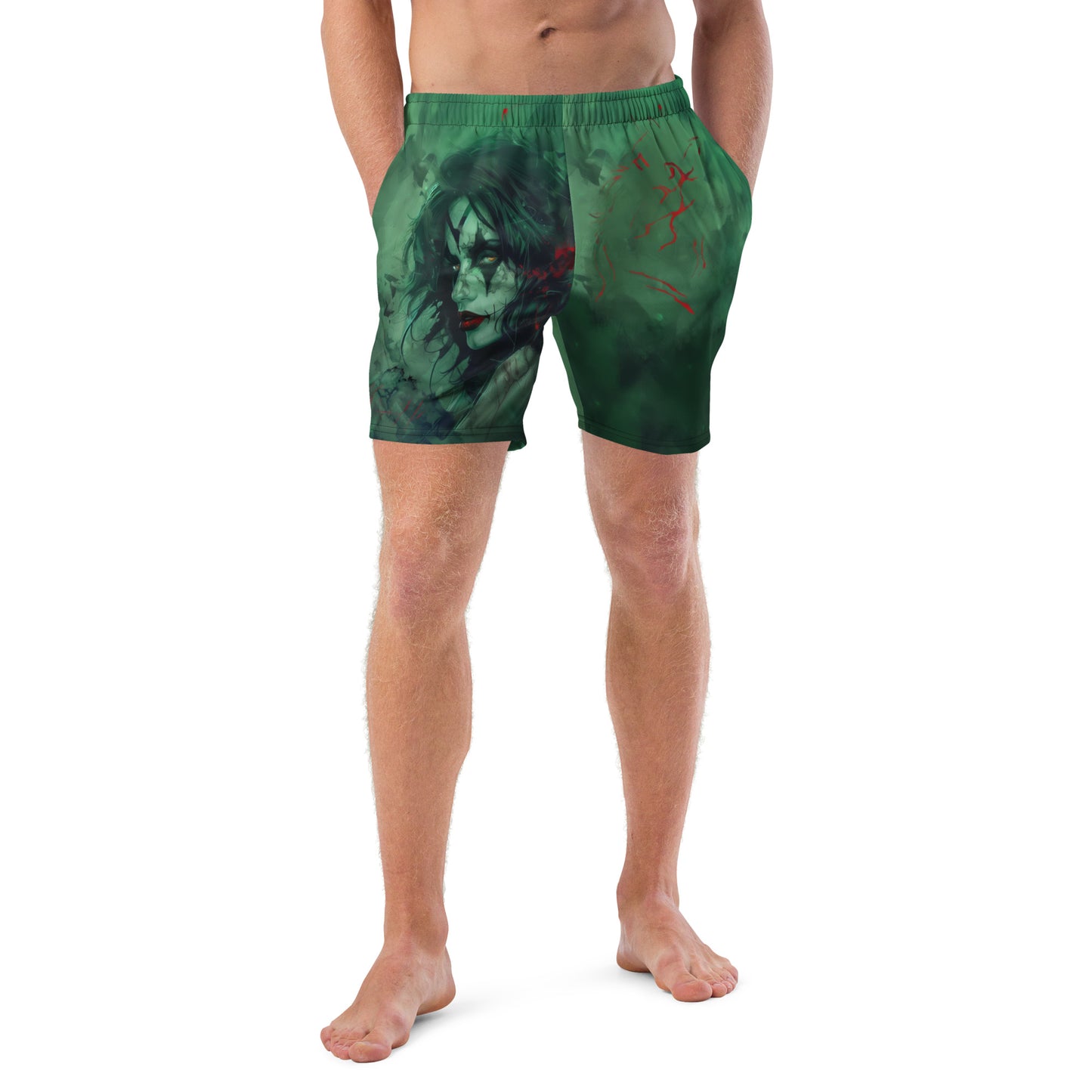 Grüner Kuss - Men's swim trunks