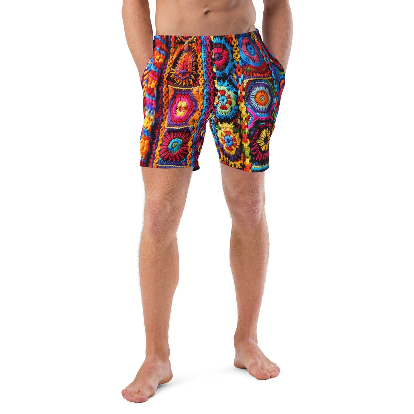 Mexican Crochet - Men's swim trunks