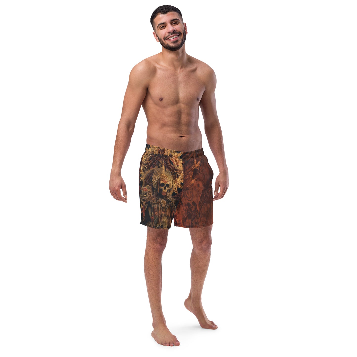 Mictlāntēcutli - Men's swim trunks