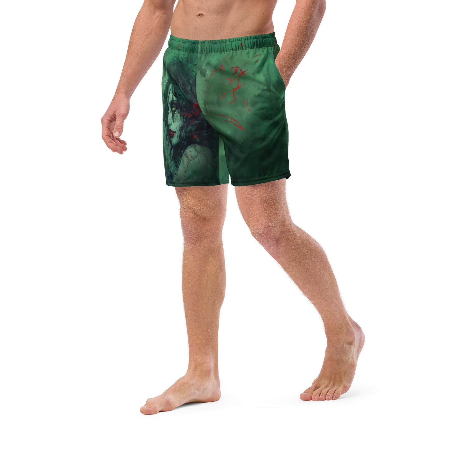 Grüner Kuss - Men's swim trunks