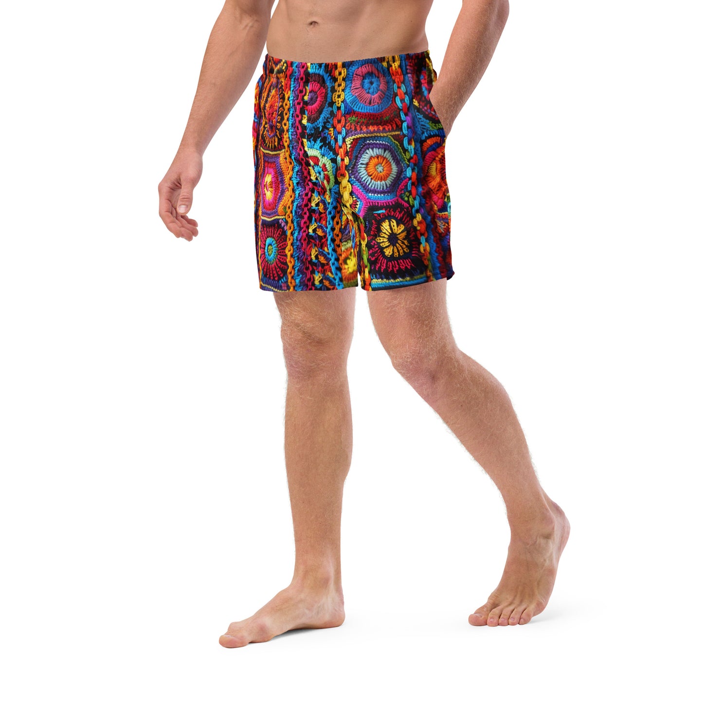 Mexican Crochet - Men's swim trunks