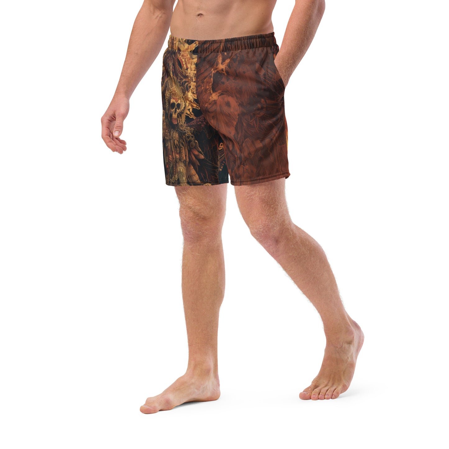 Mictlāntēcutli - Men's swim trunks