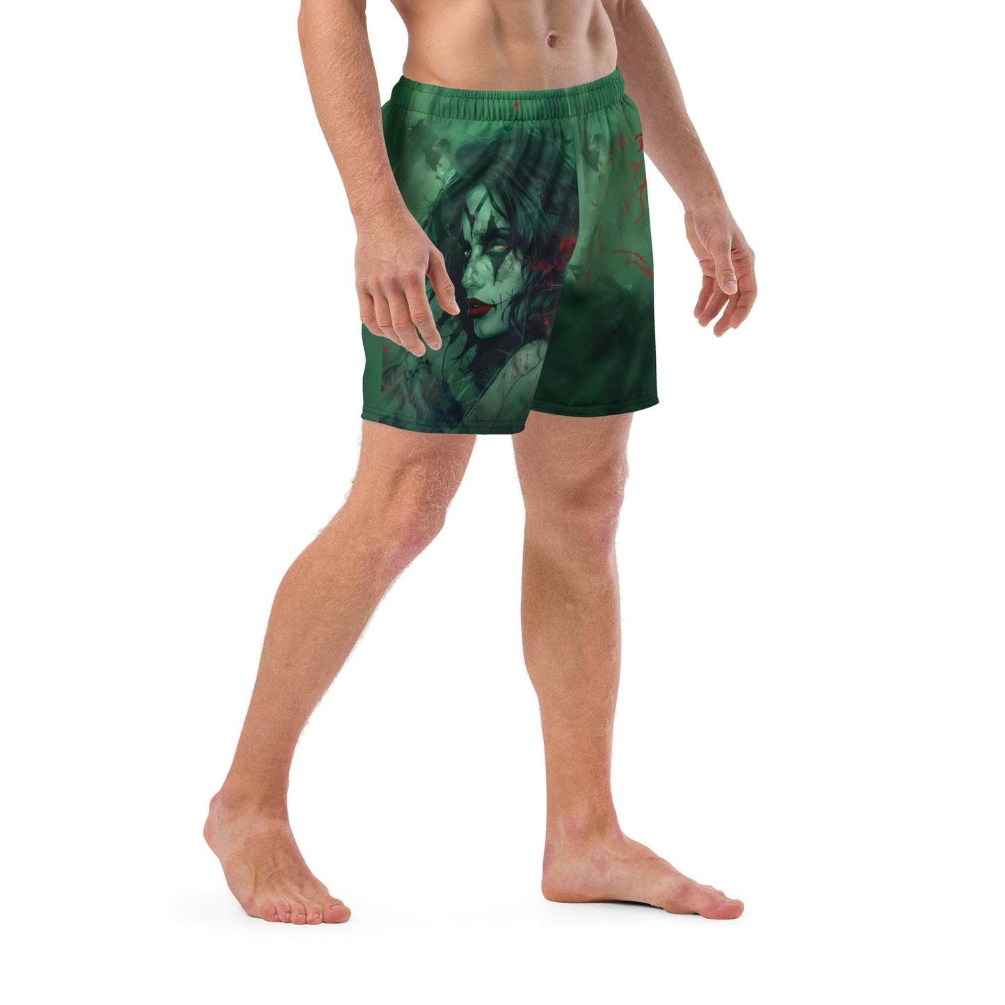 Grüner Kuss - Men's swim trunks