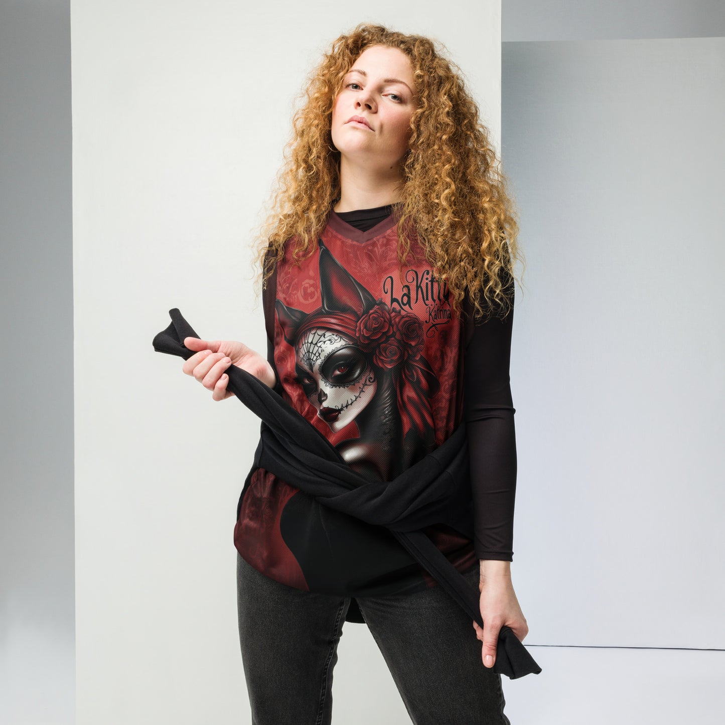 La Kitty Katrina - unisex basketball jersey