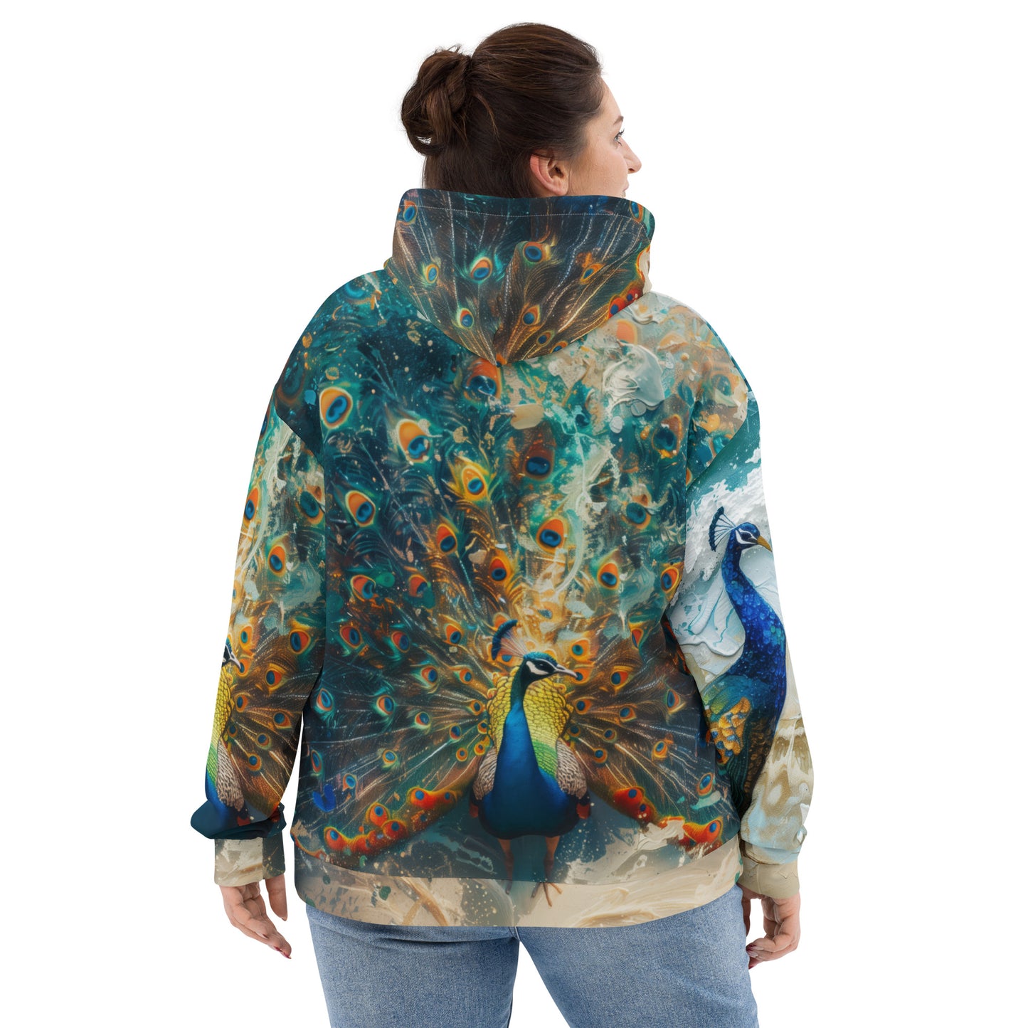 Two Peacocks - Unisex Hoodie