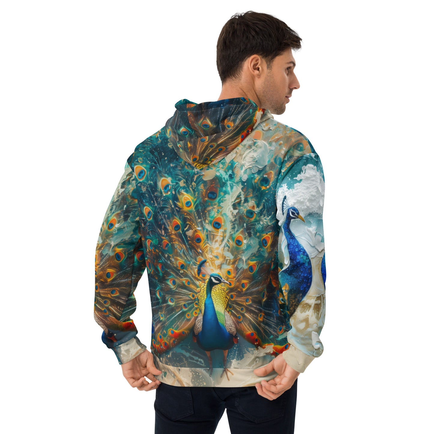 Two Peacocks - Unisex Hoodie