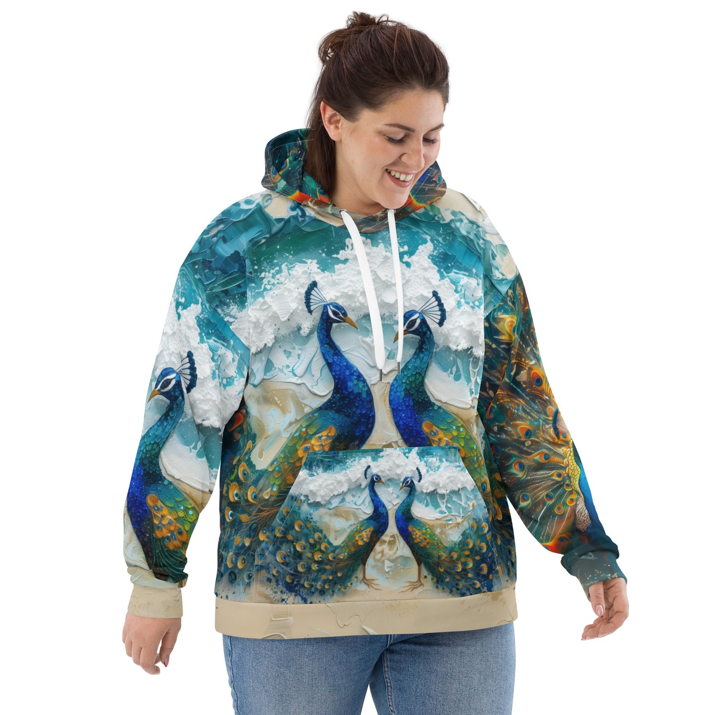 Two Peacocks - Unisex Hoodie