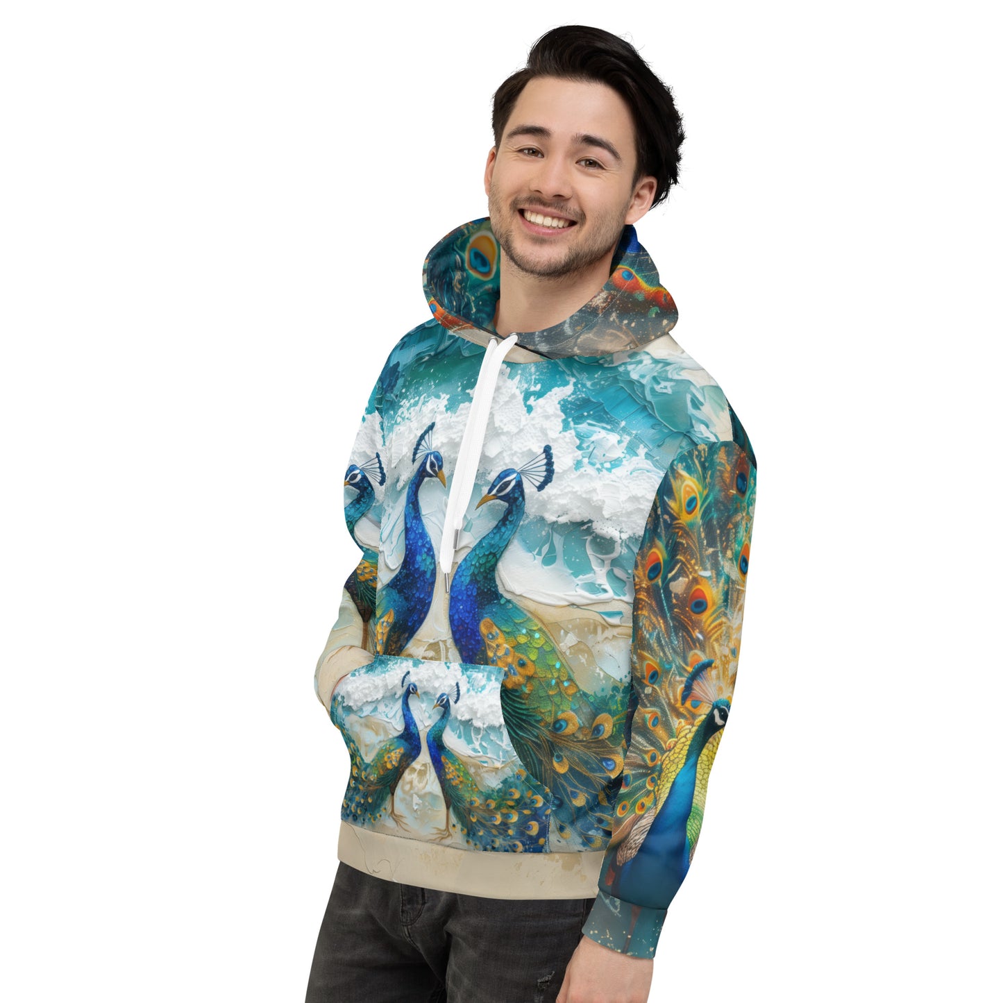 Two Peacocks - Unisex Hoodie