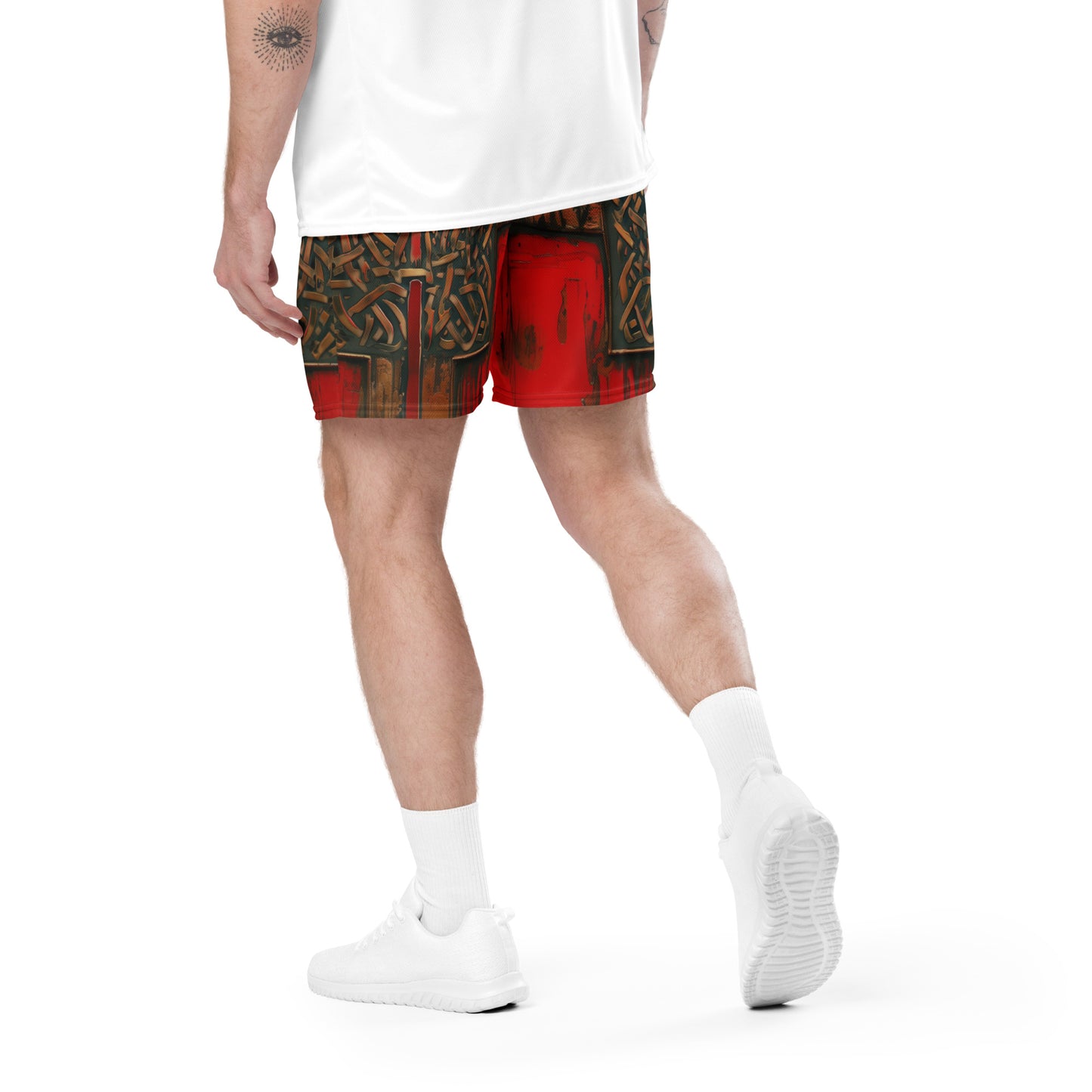 Cross Armor - Unisex mesh shorts