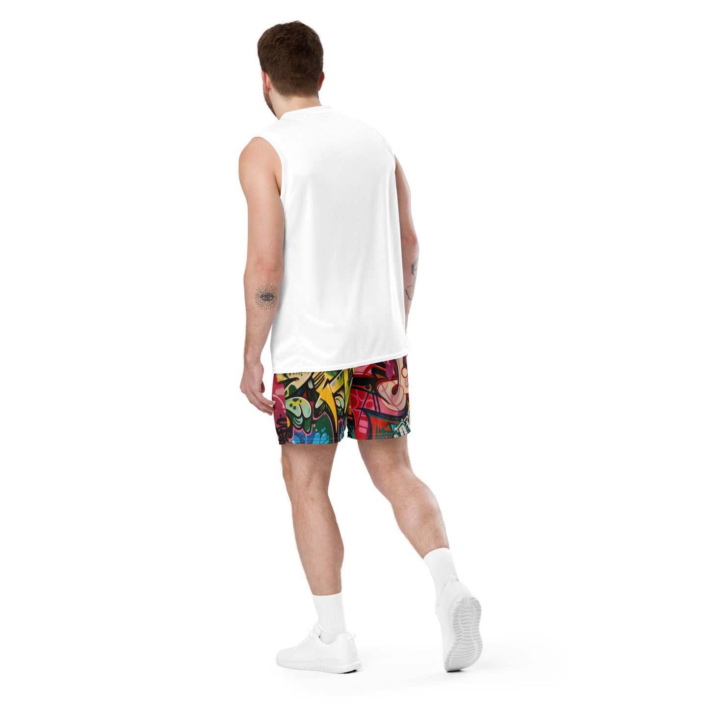 Graffiti - Unisex mesh shorts