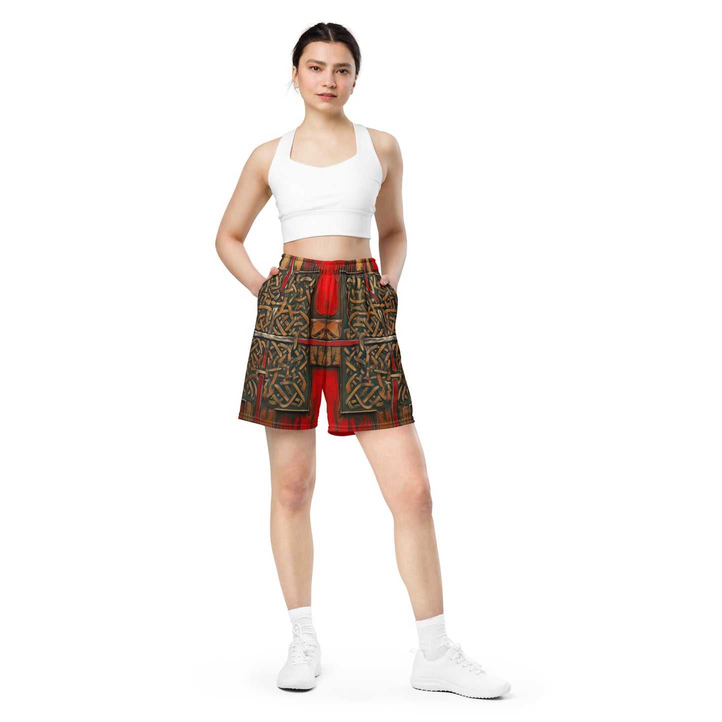 Cross Armor - Unisex mesh shorts