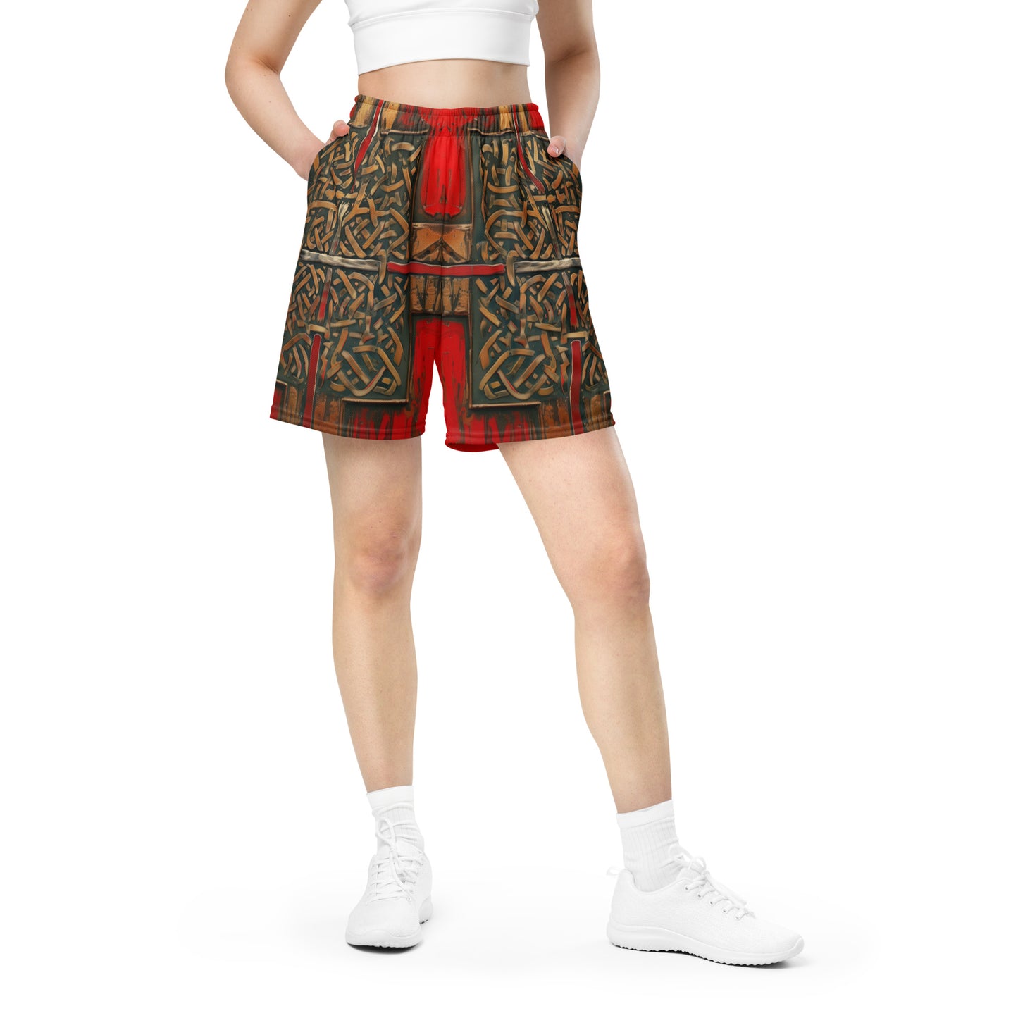 Cross Armor - Unisex mesh shorts